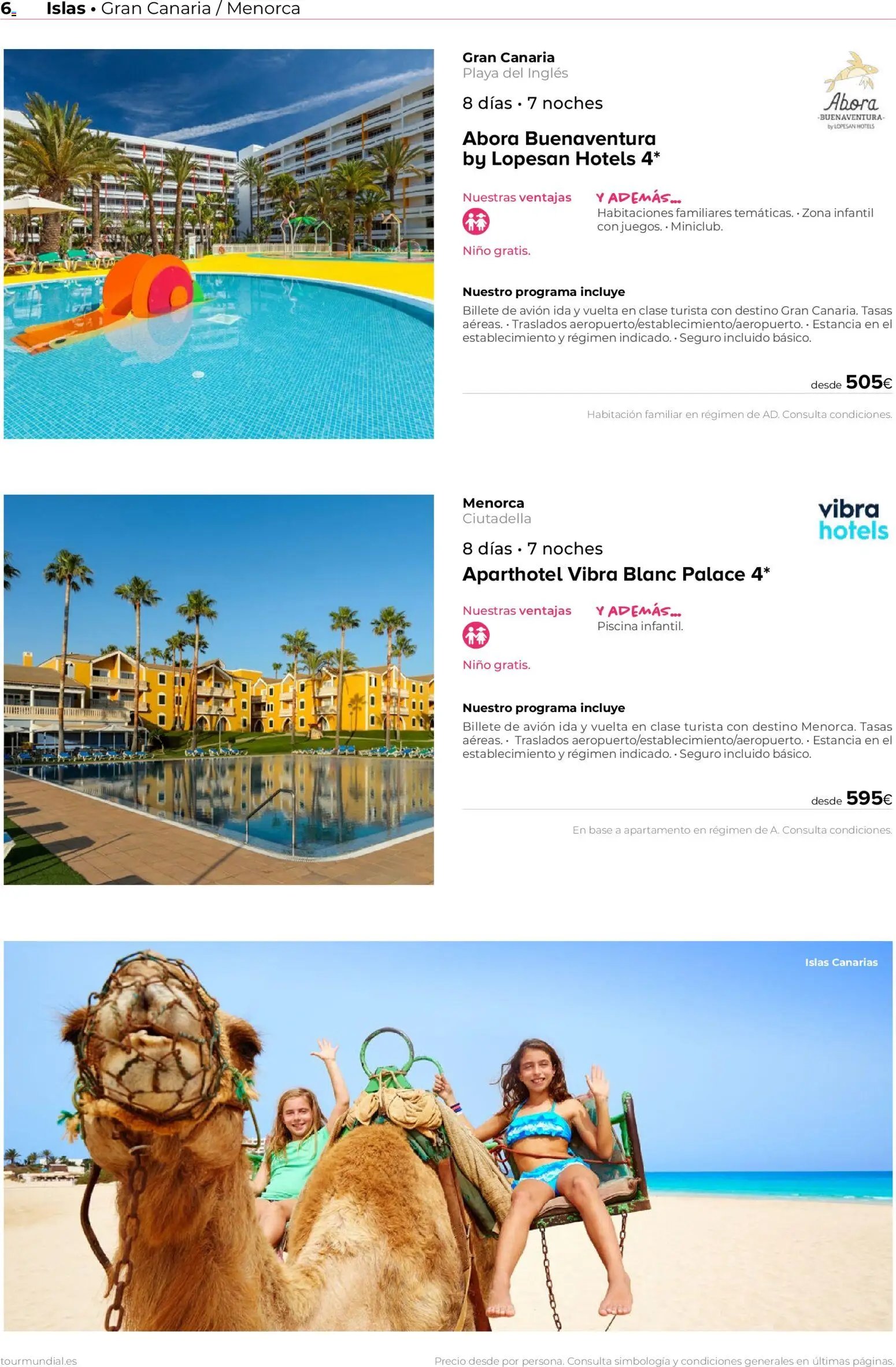 Viajes El Corte Inglés Especial familias