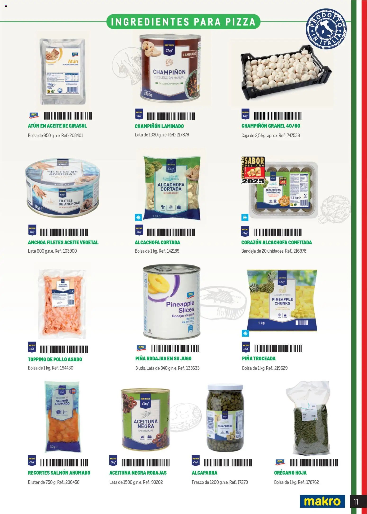 Makro Restaurantes italianos Península