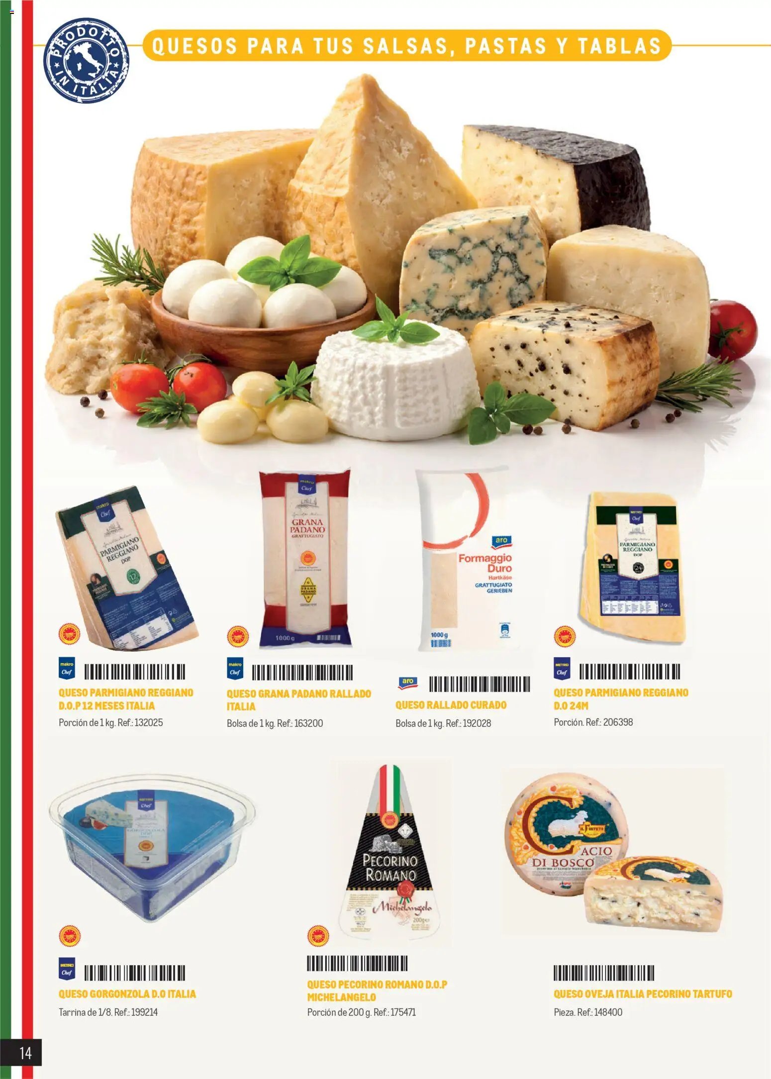 Makro Restaurantes italianos Península