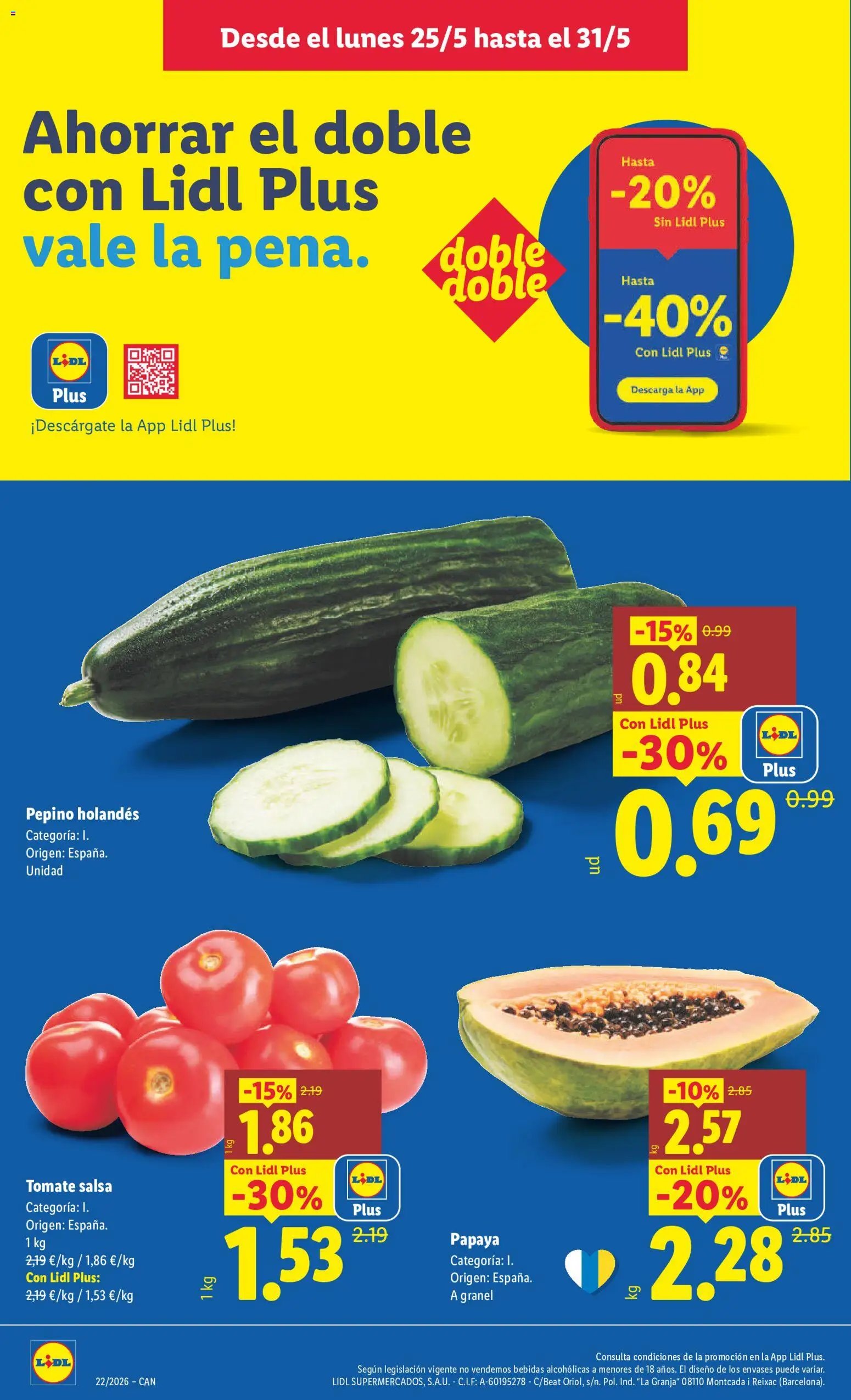Lidl folleto