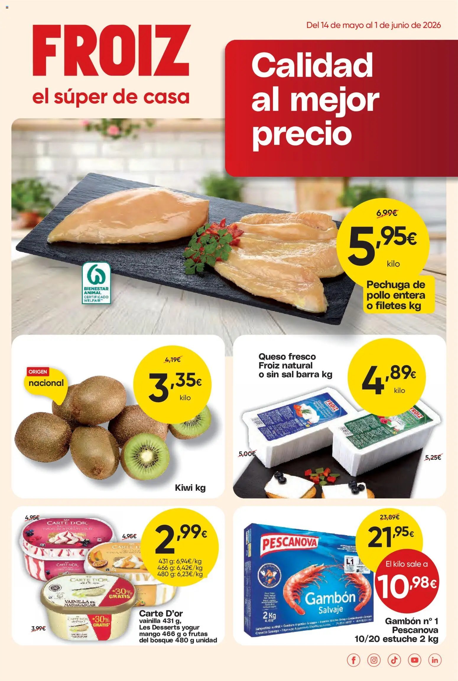 Froiz folleto