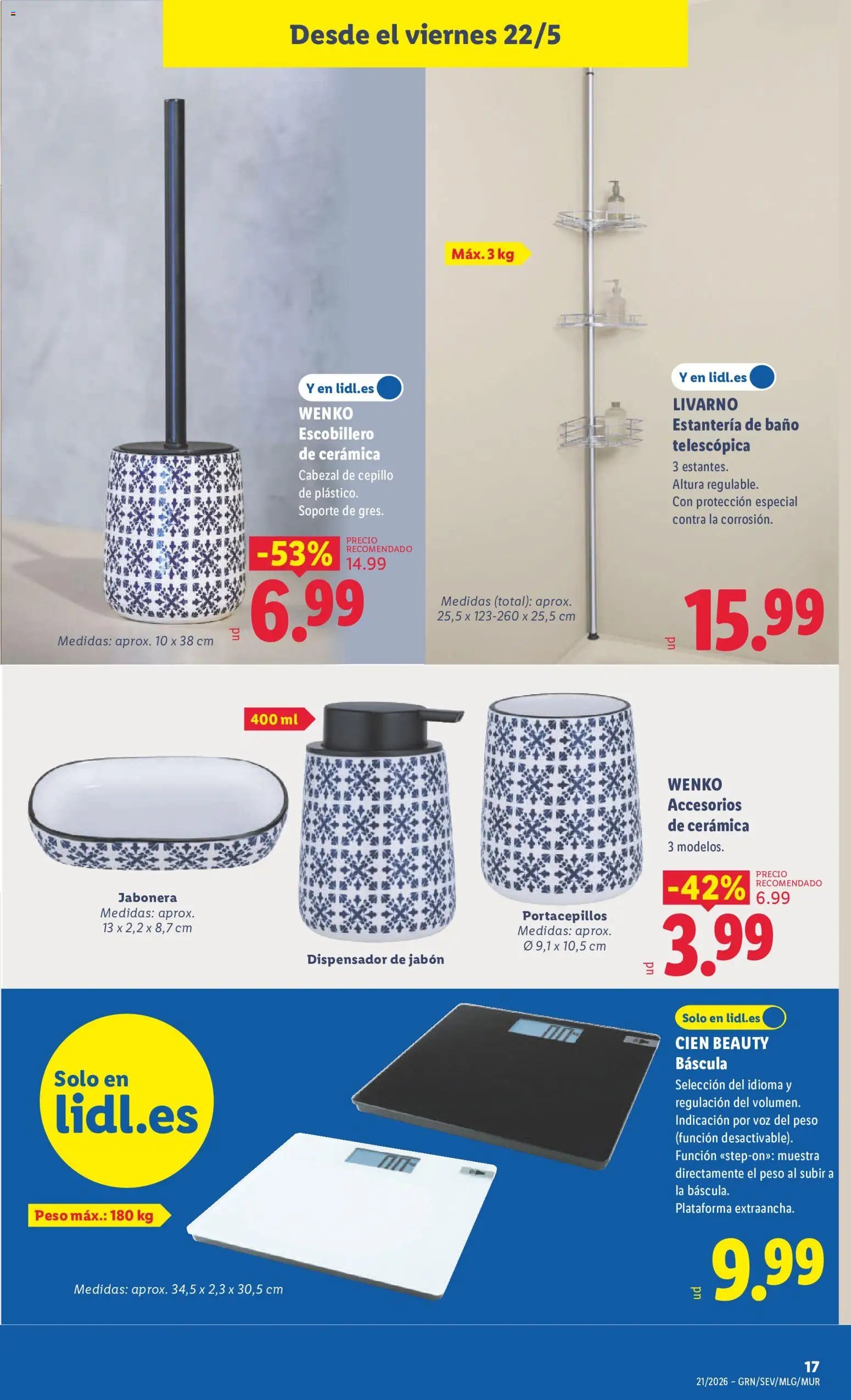 Lidl folleto de bazar