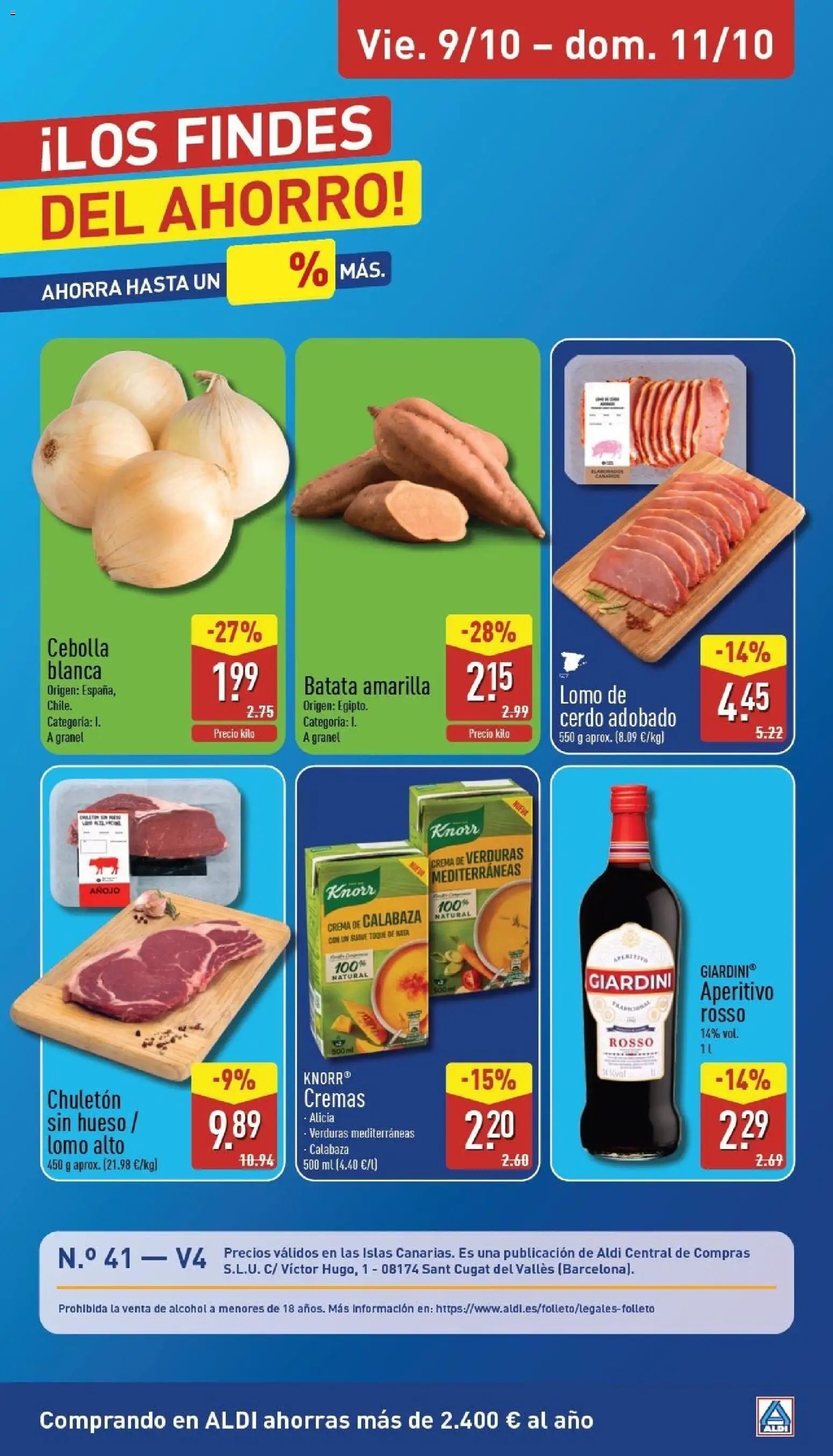 Aldi folleto Canarias