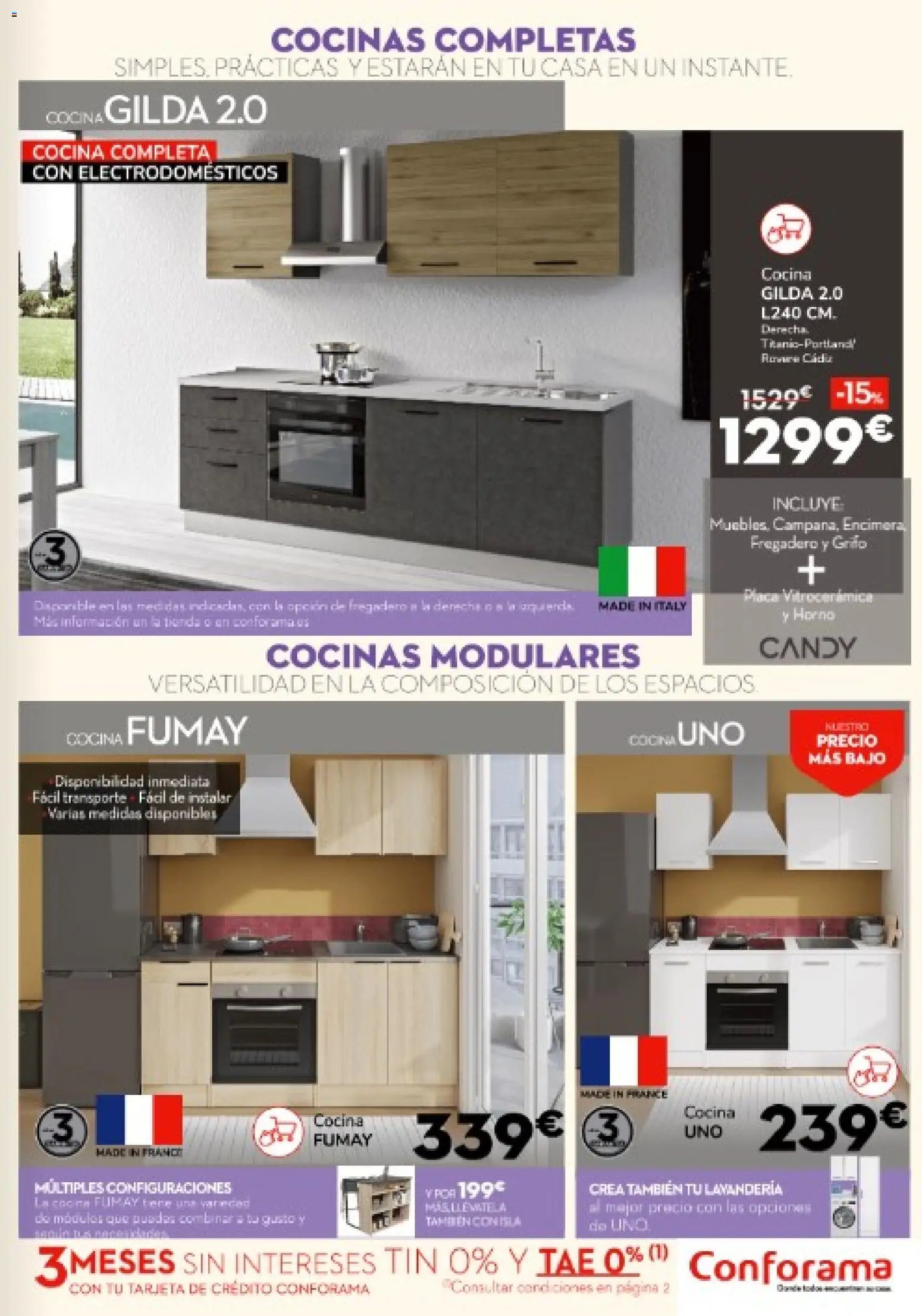 Conforama folleto