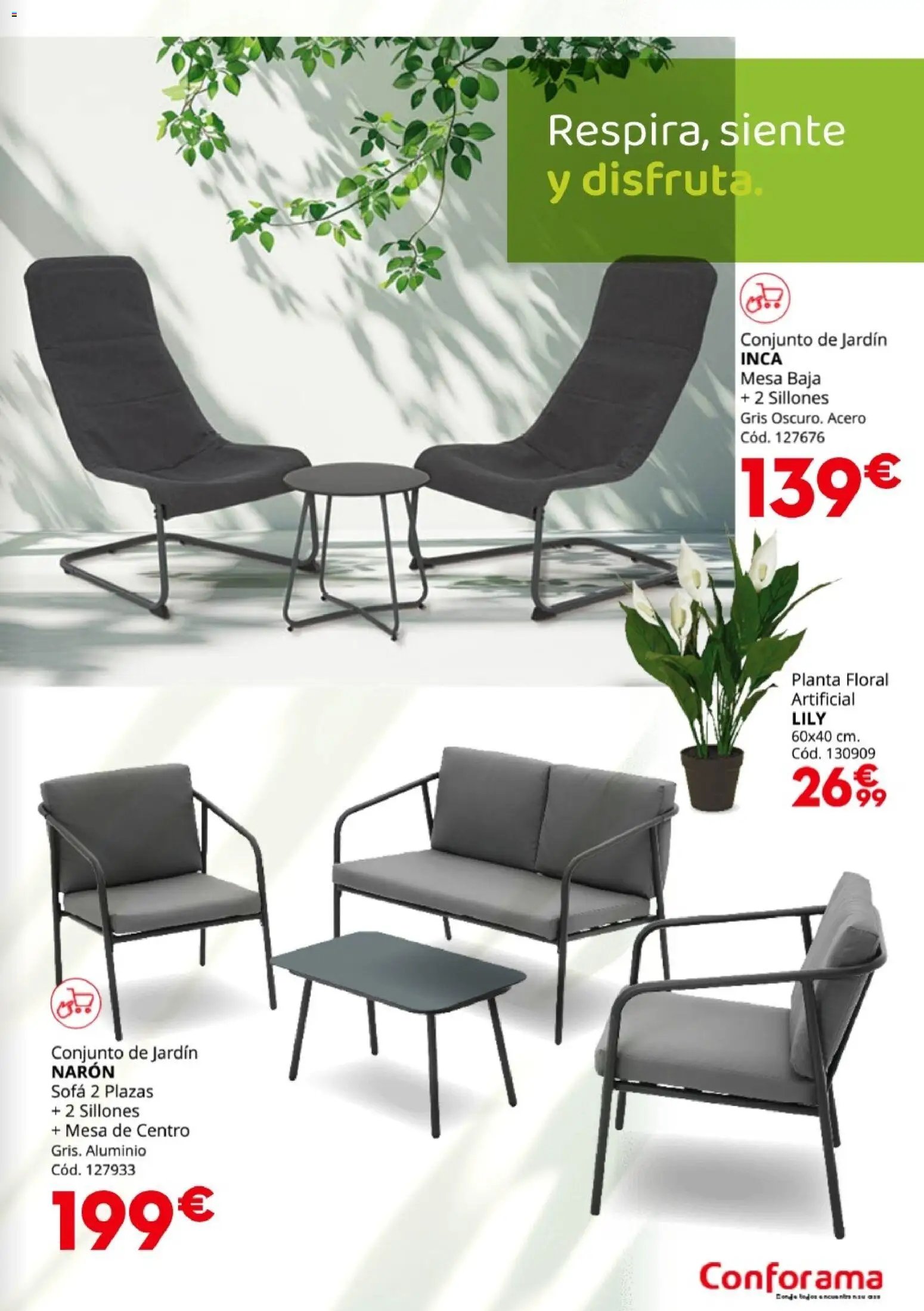 Conforama Guía Jardín 2026