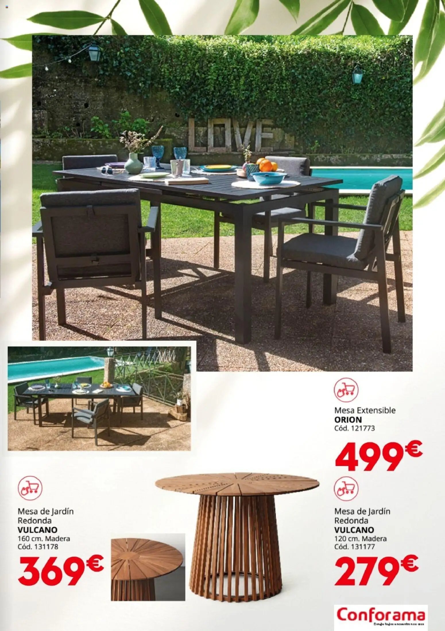 Conforama Guía Jardín 2026