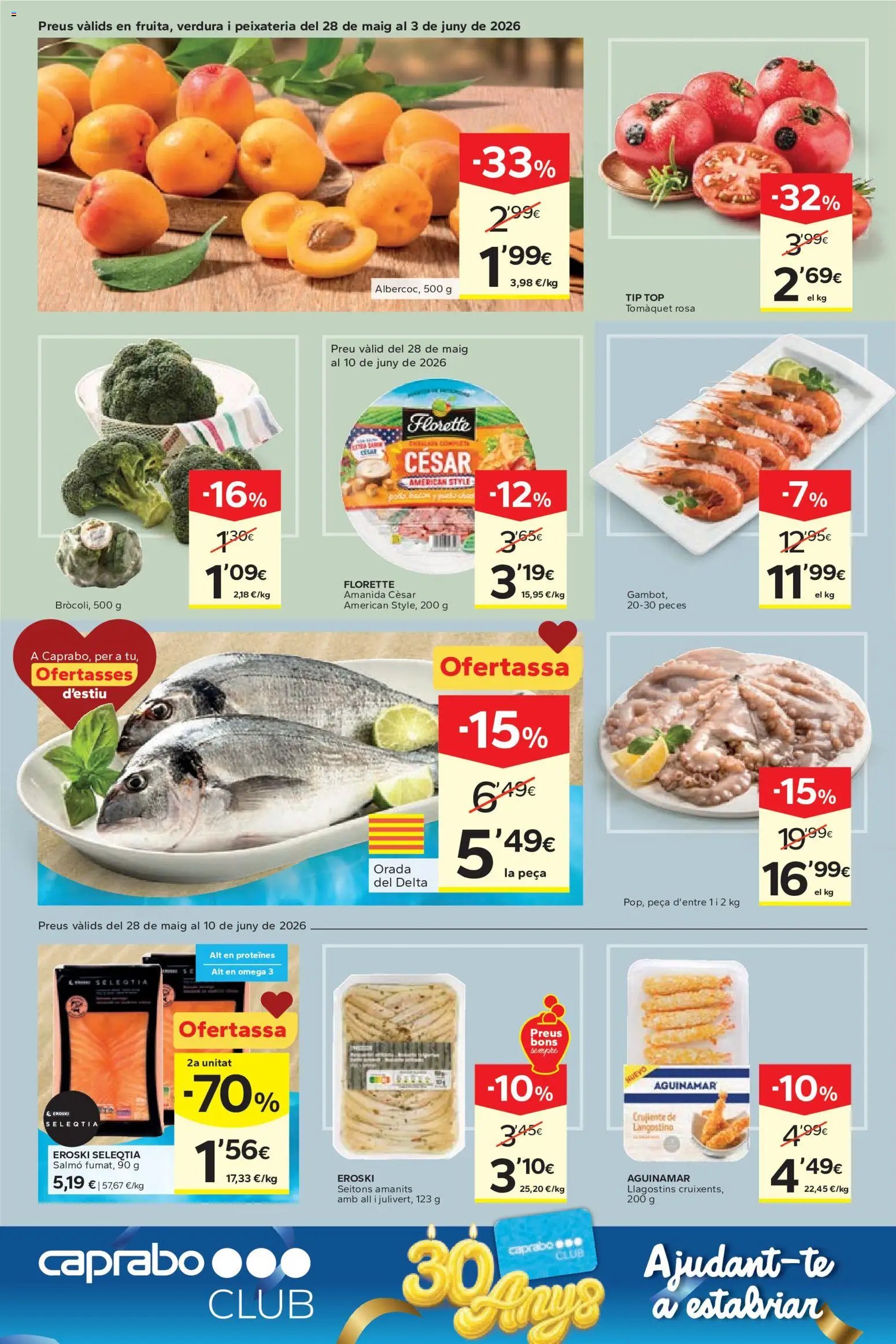 Caprabo Ofertasses d'estiu