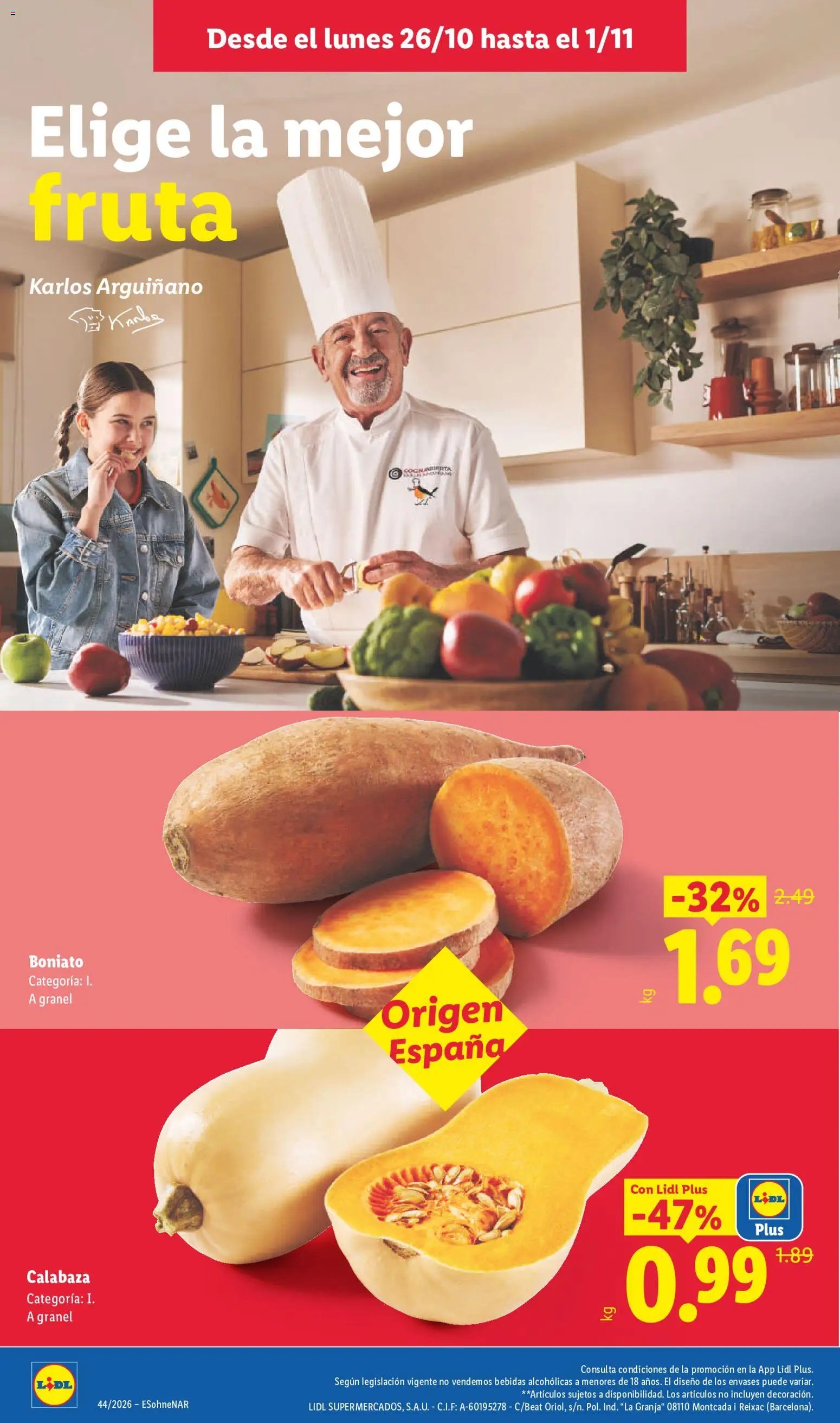 Lidl folleto