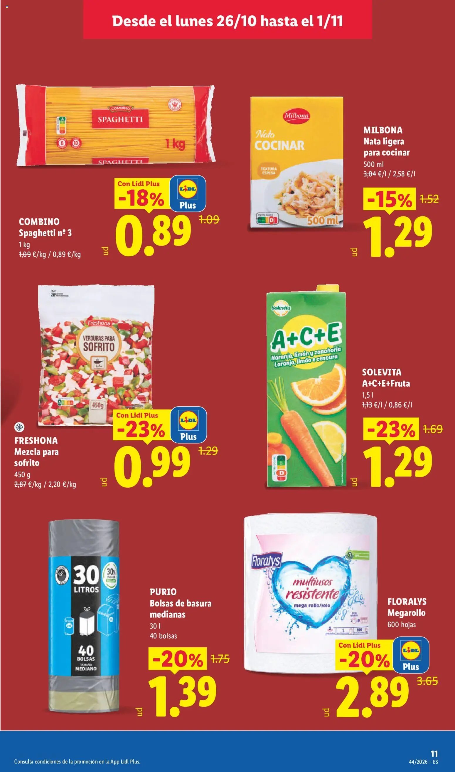 Lidl folleto