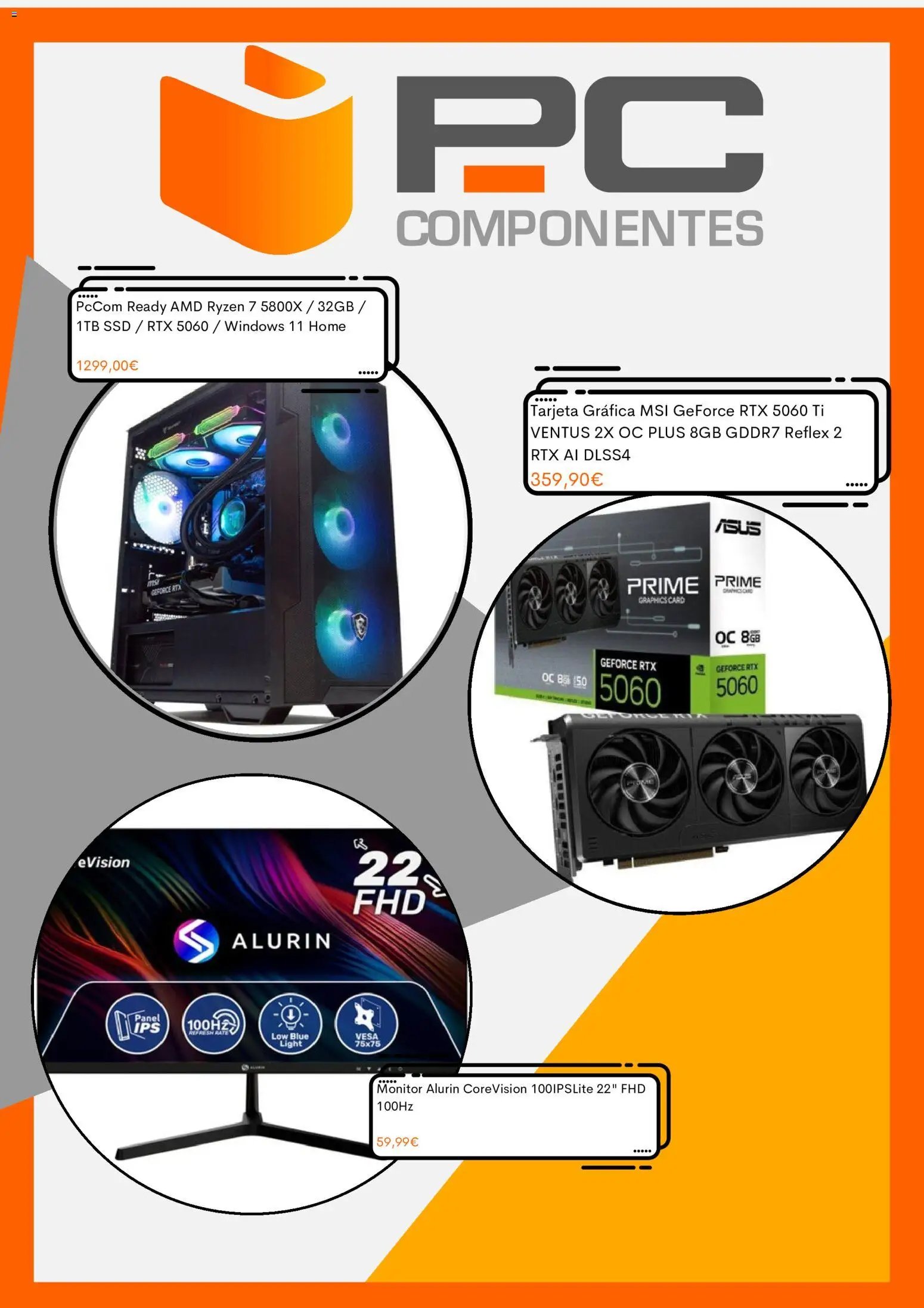 PC Componentes folleto