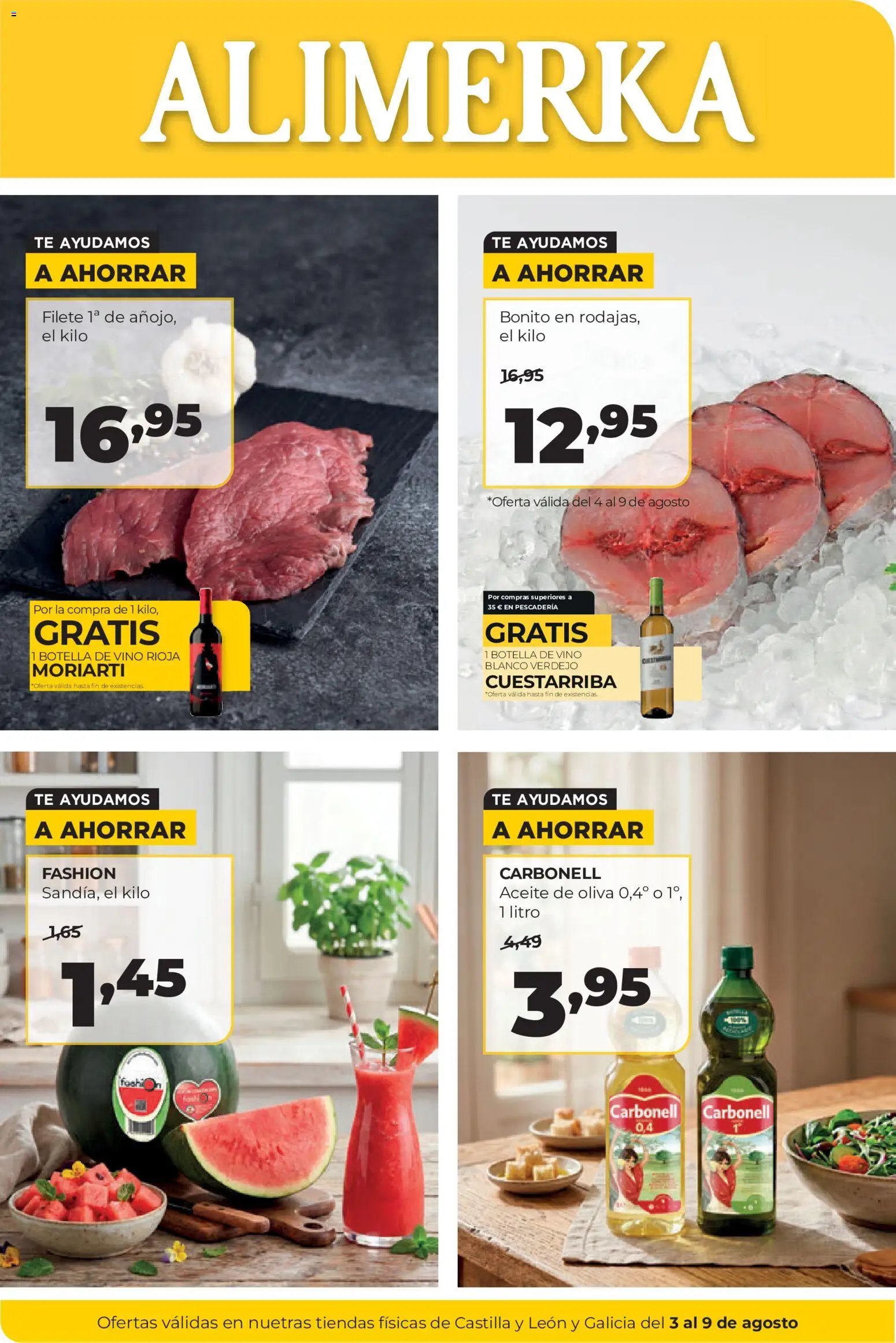 Alimerka folleto Castilla y León