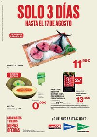 Hipercor Solo 3 días