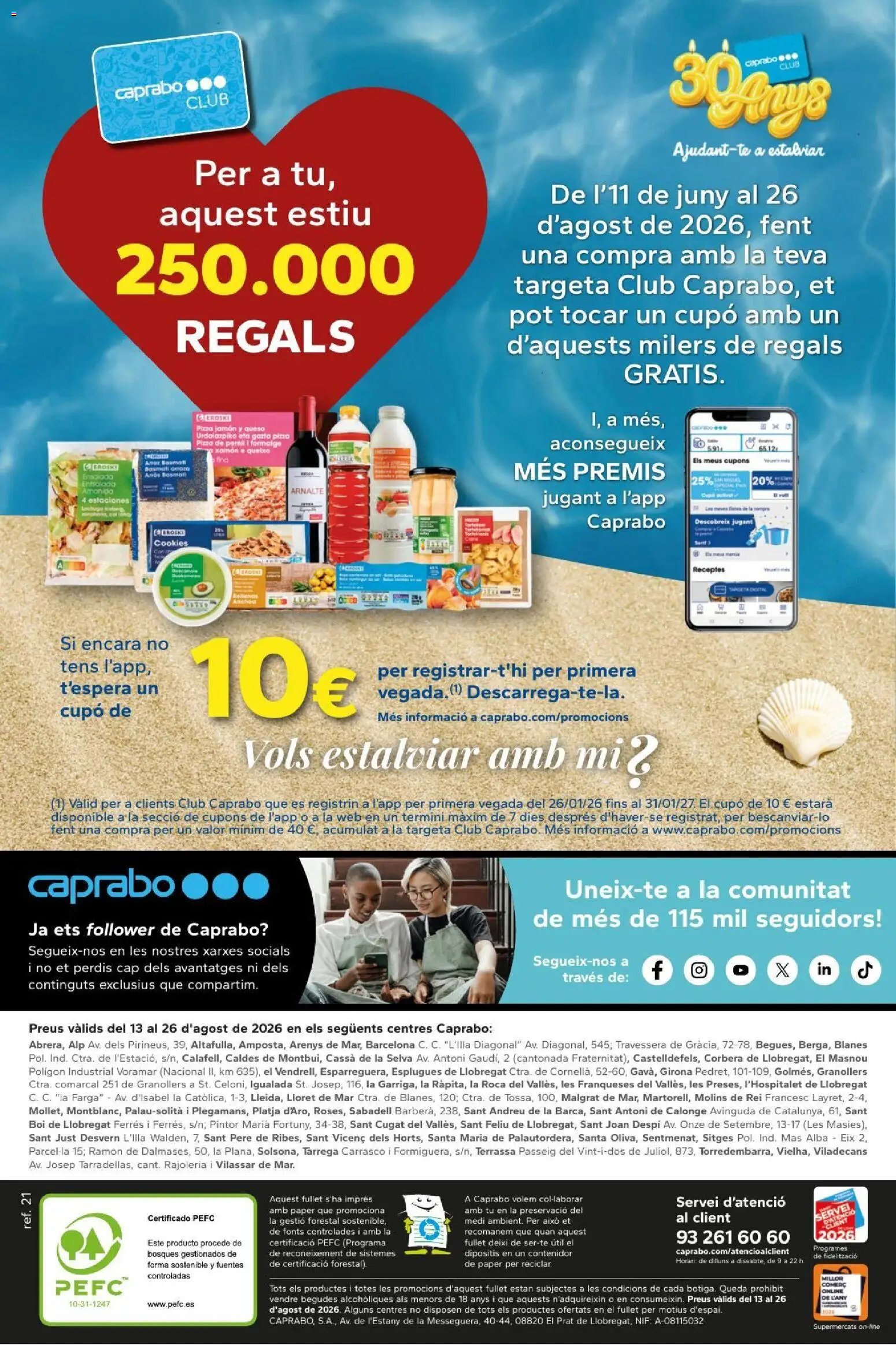 Caprabo folleto