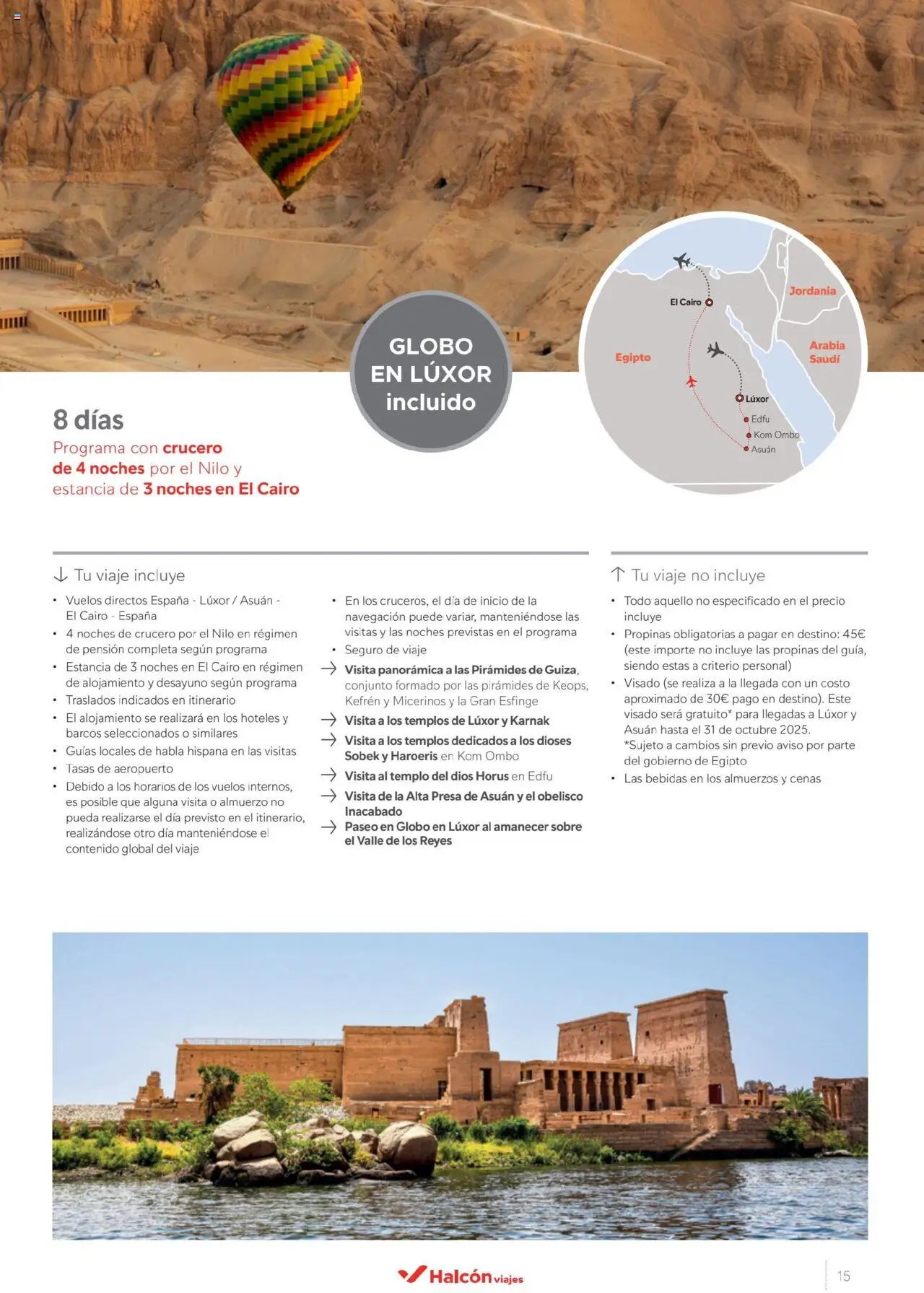 Halcón Viajes Egipto