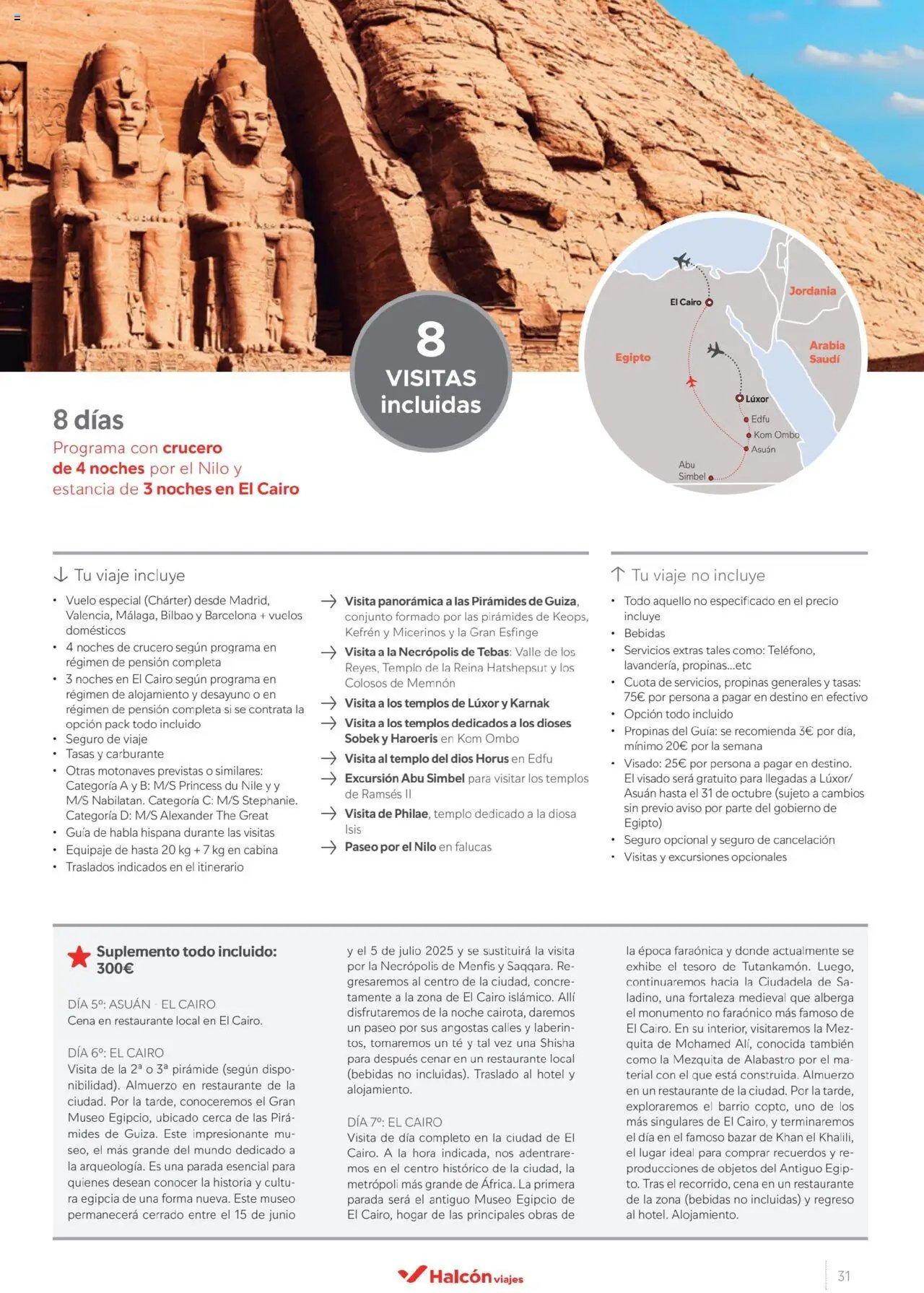 Halcón Viajes Egipto