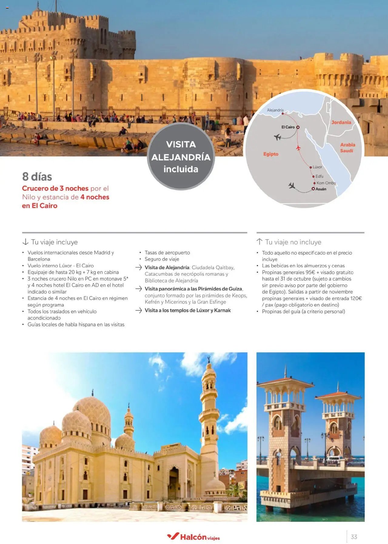 Halcón Viajes Egipto