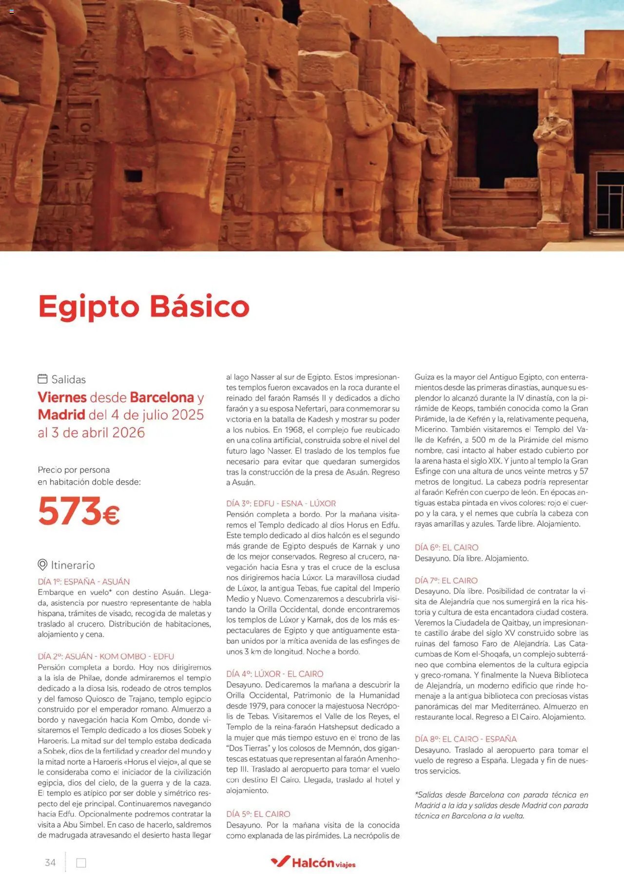 Halcón Viajes Egipto
