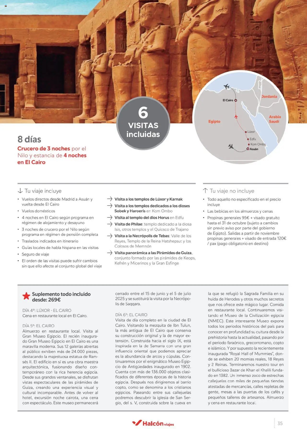 Halcón Viajes Egipto