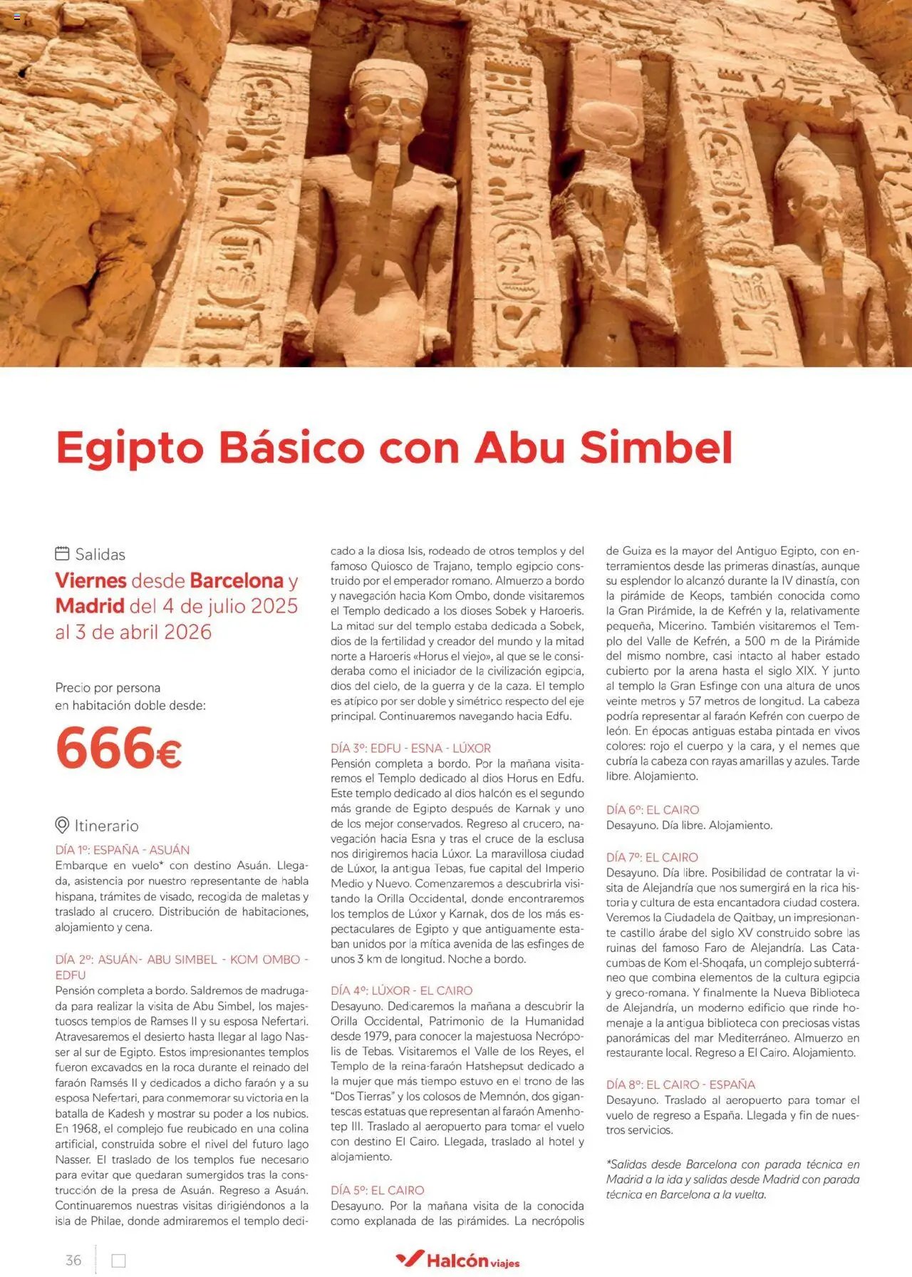 Halcón Viajes Egipto