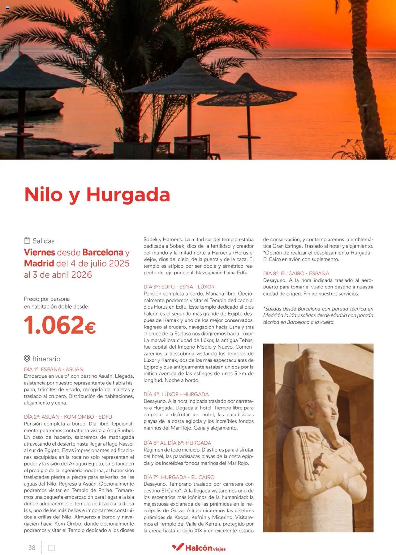Halcón Viajes Egipto