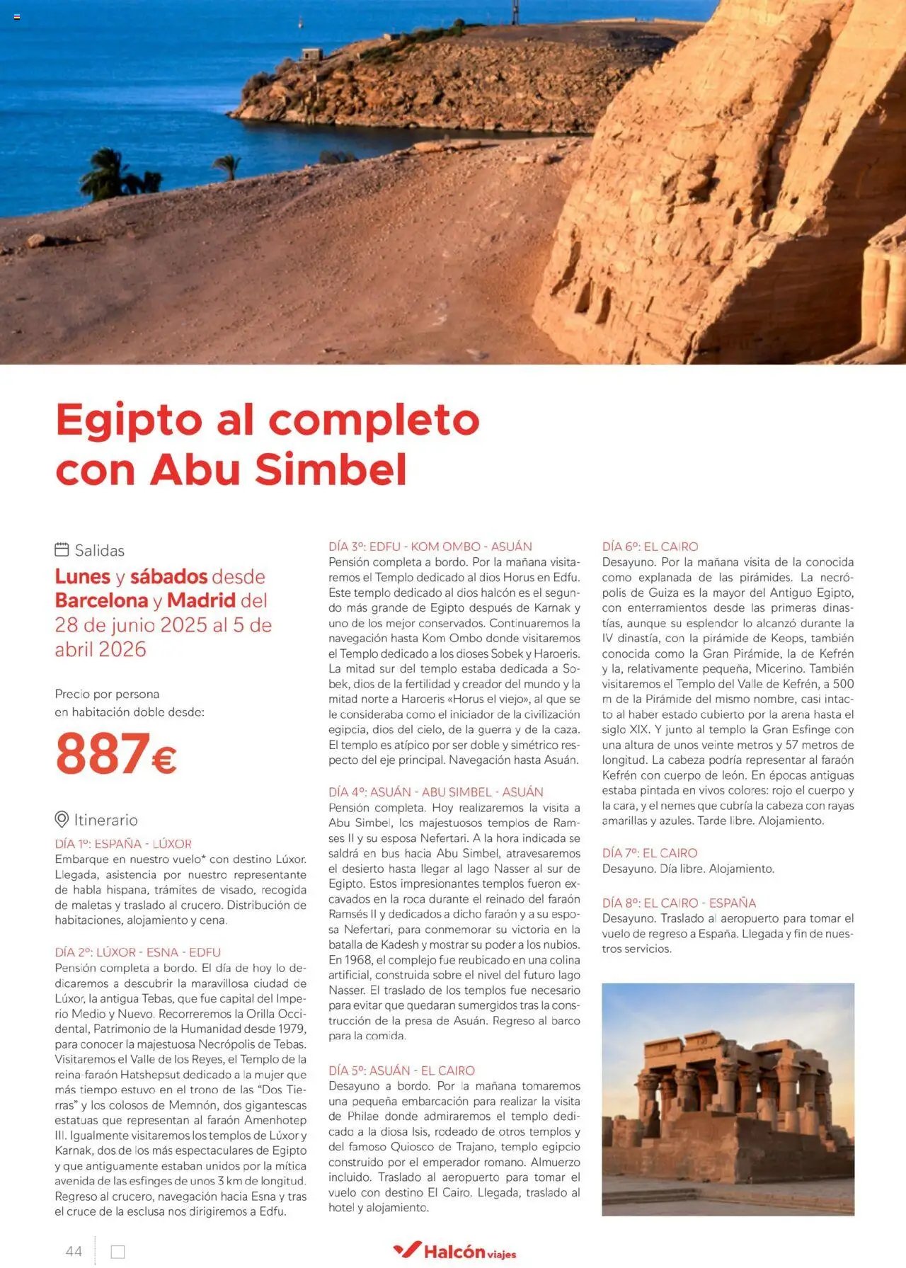 Halcón Viajes Egipto