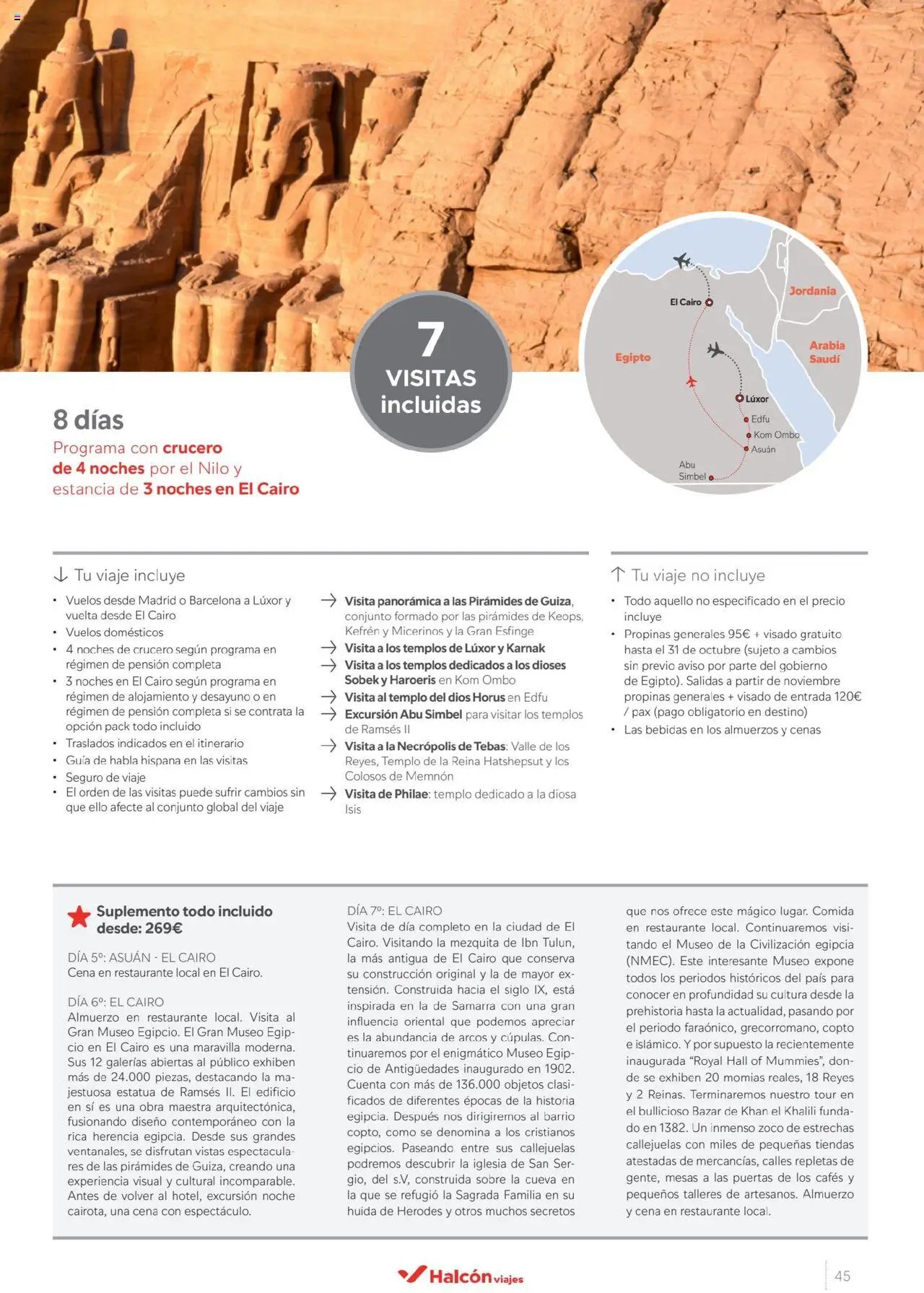 Halcón Viajes Egipto