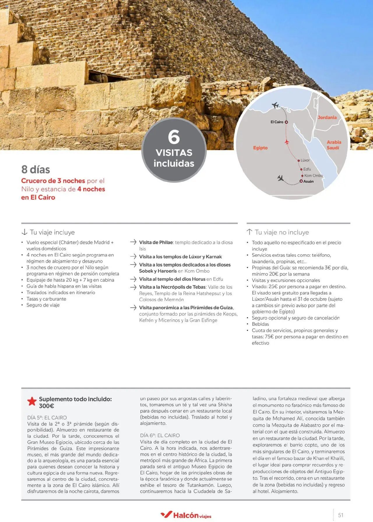 Halcón Viajes Egipto