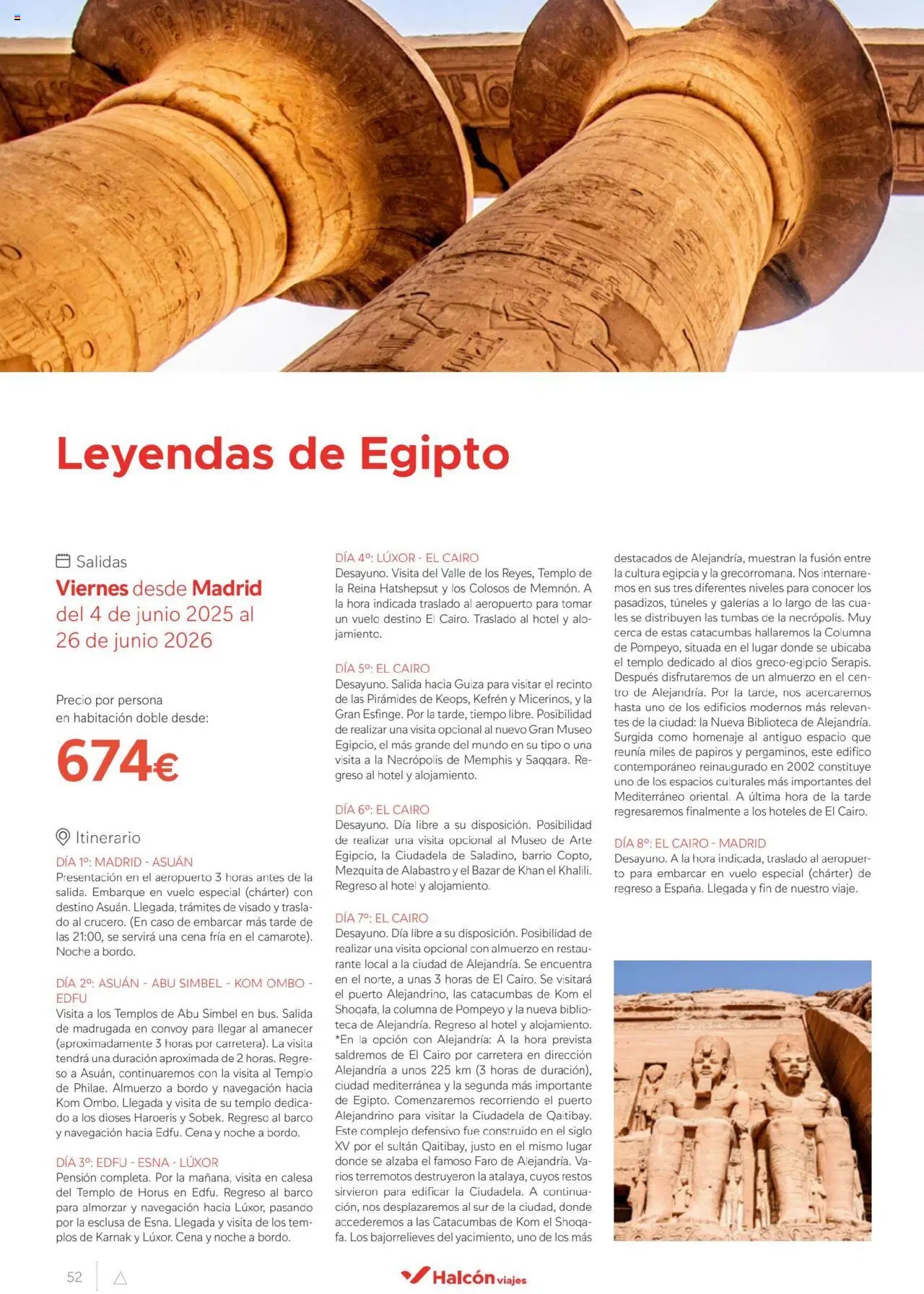 Halcón Viajes Egipto