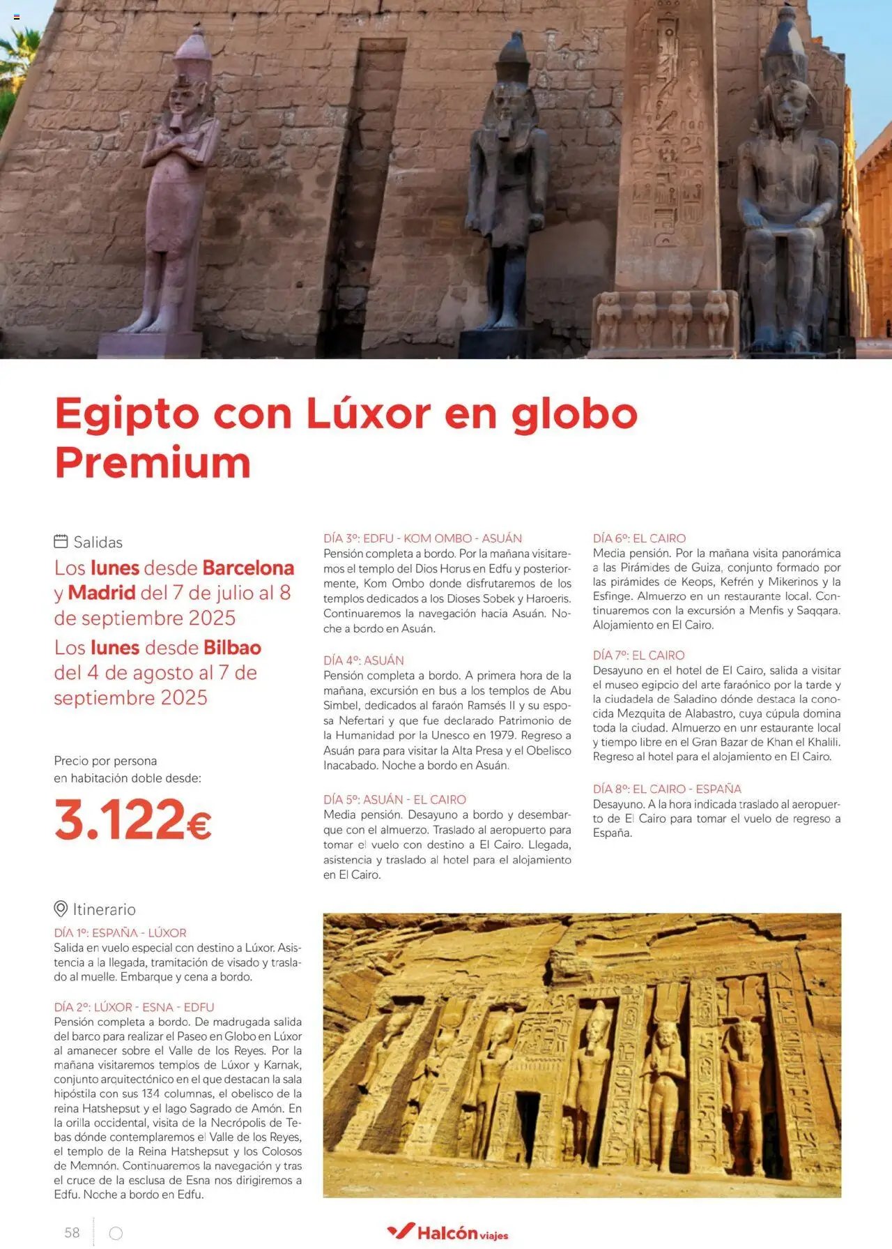 Halcón Viajes Egipto