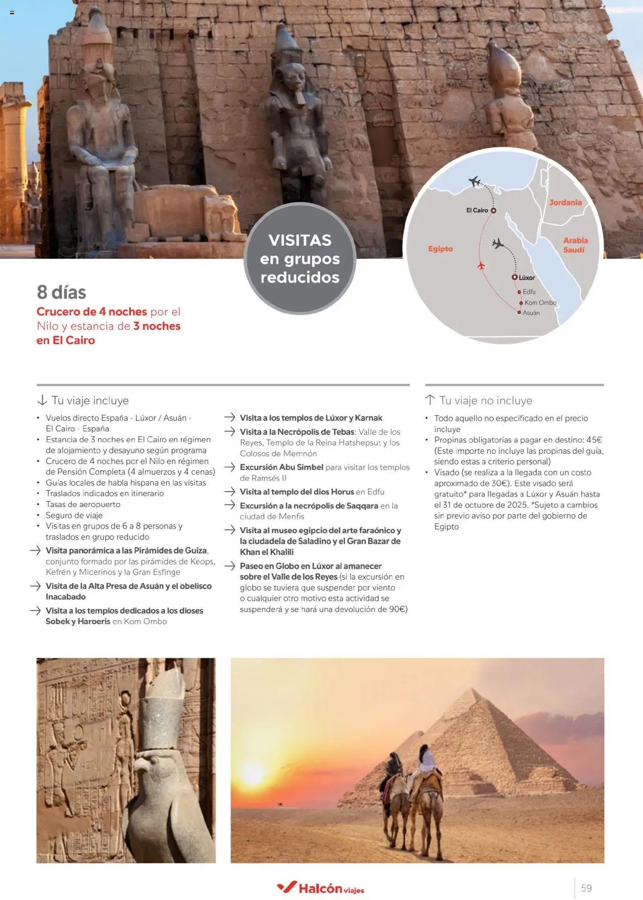 Halcón Viajes Egipto