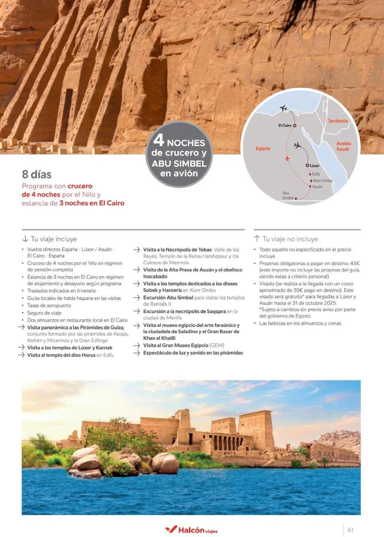 Halcón Viajes Egipto