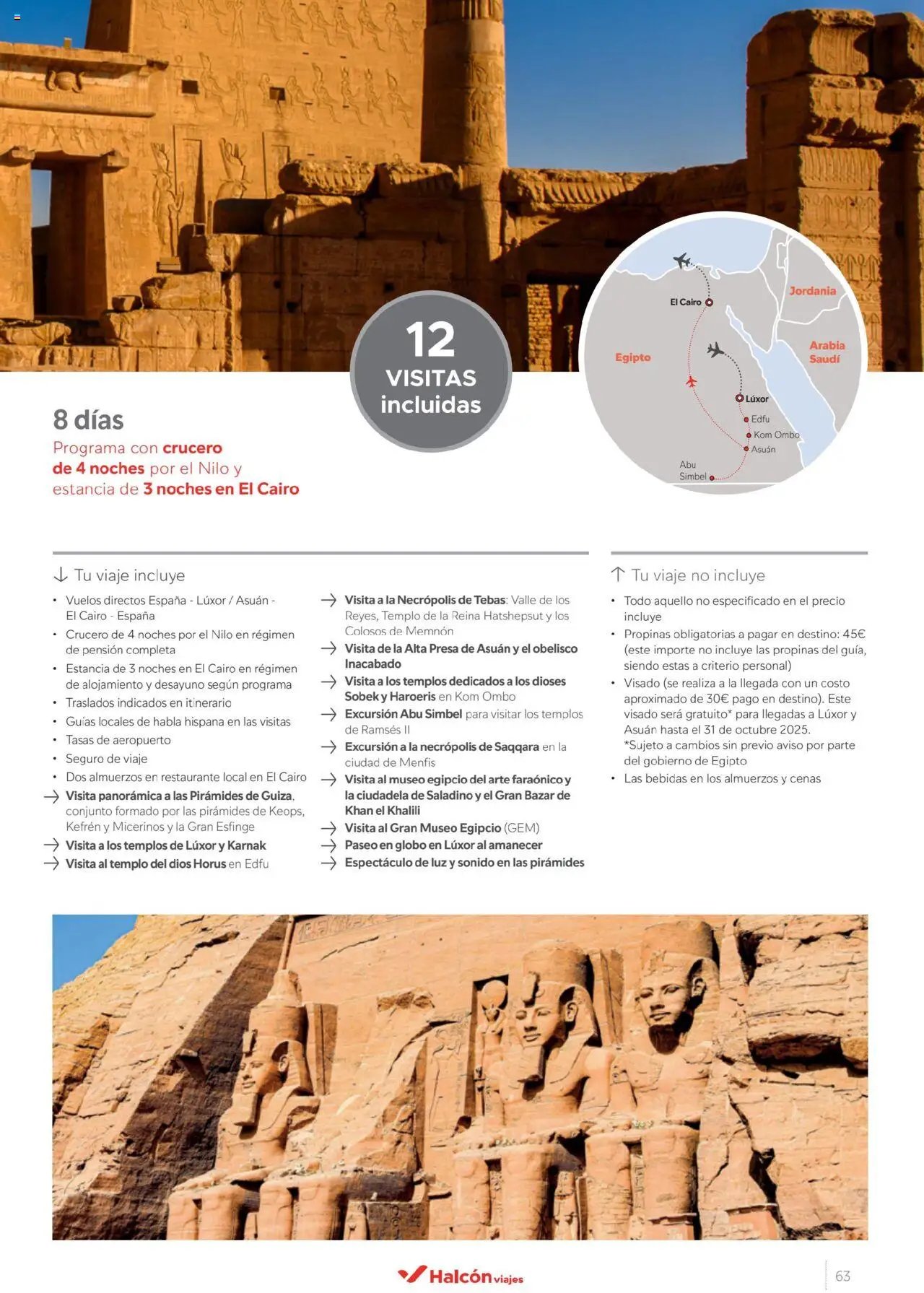 Halcón Viajes Egipto