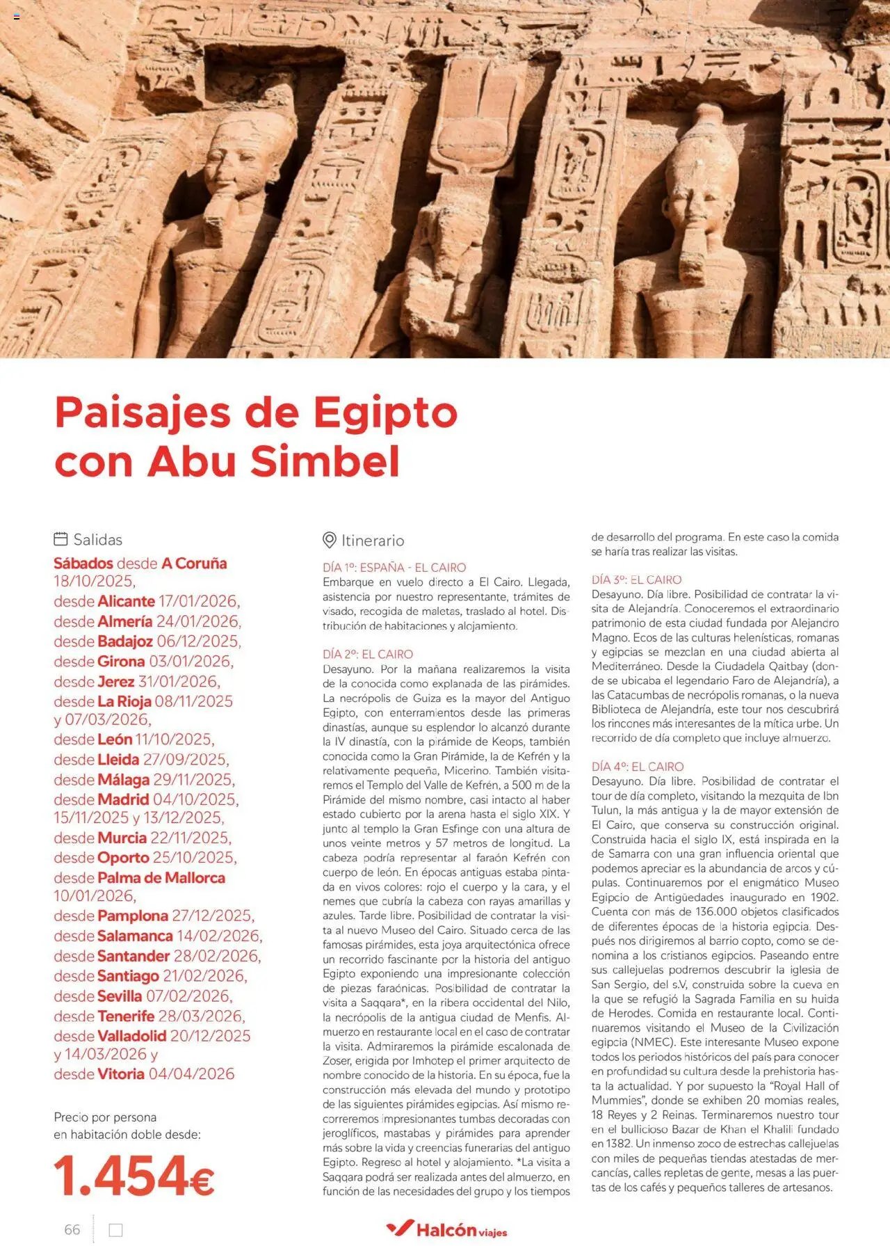 Halcón Viajes Egipto