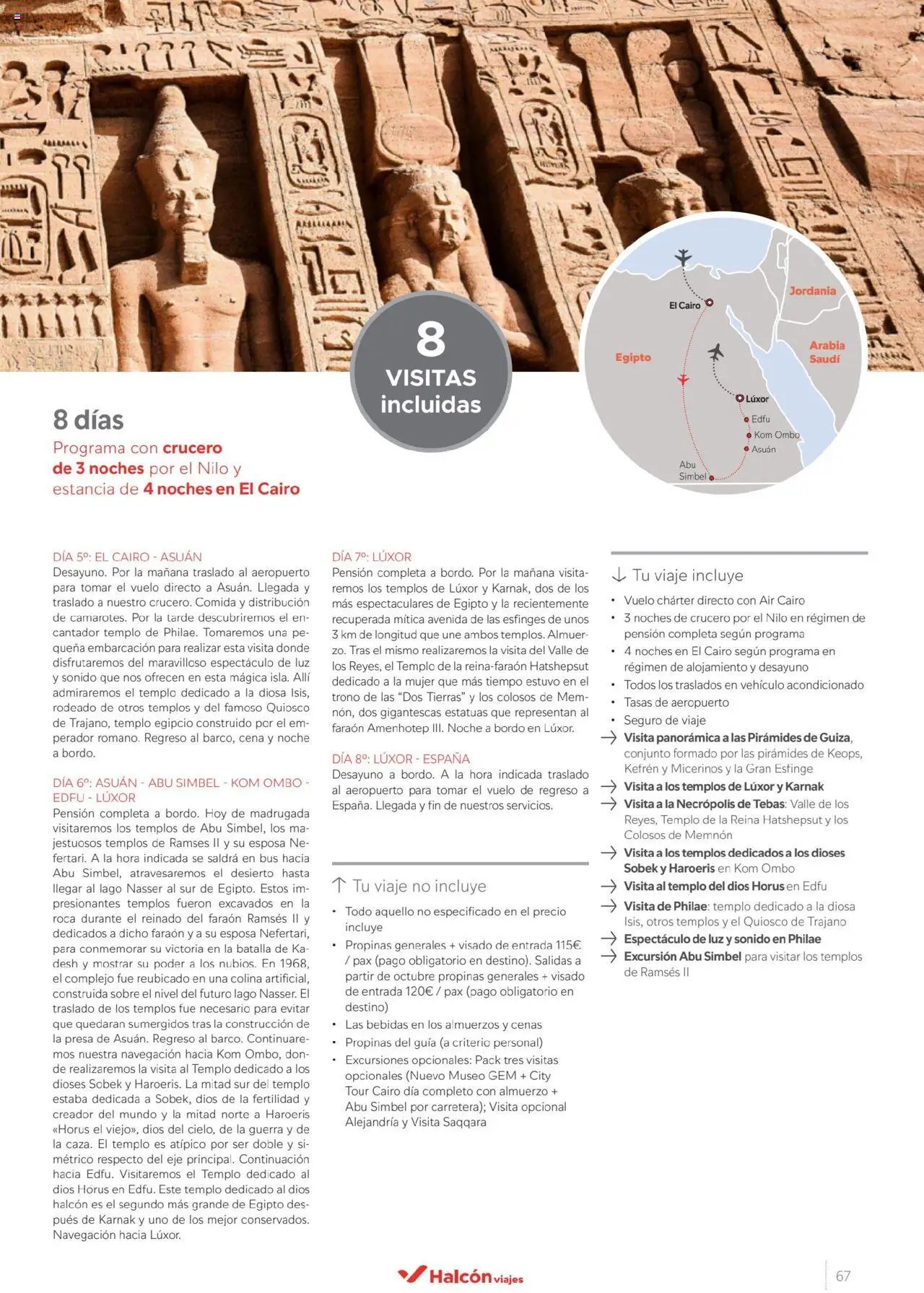 Halcón Viajes Egipto