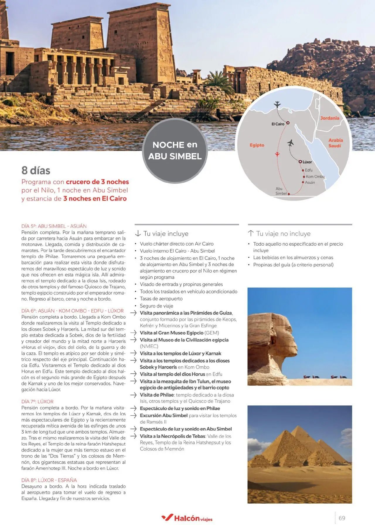 Halcón Viajes Egipto