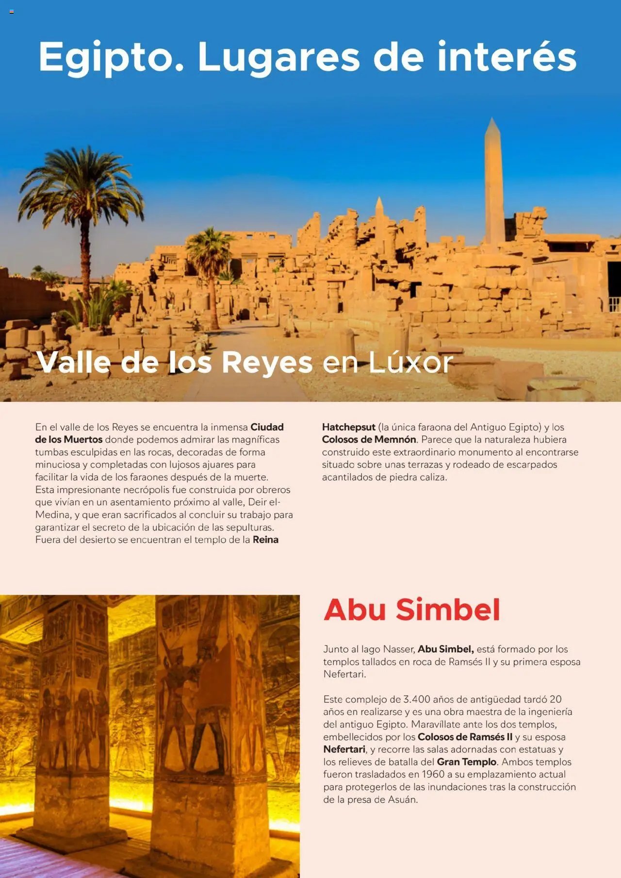 Halcón Viajes Egipto