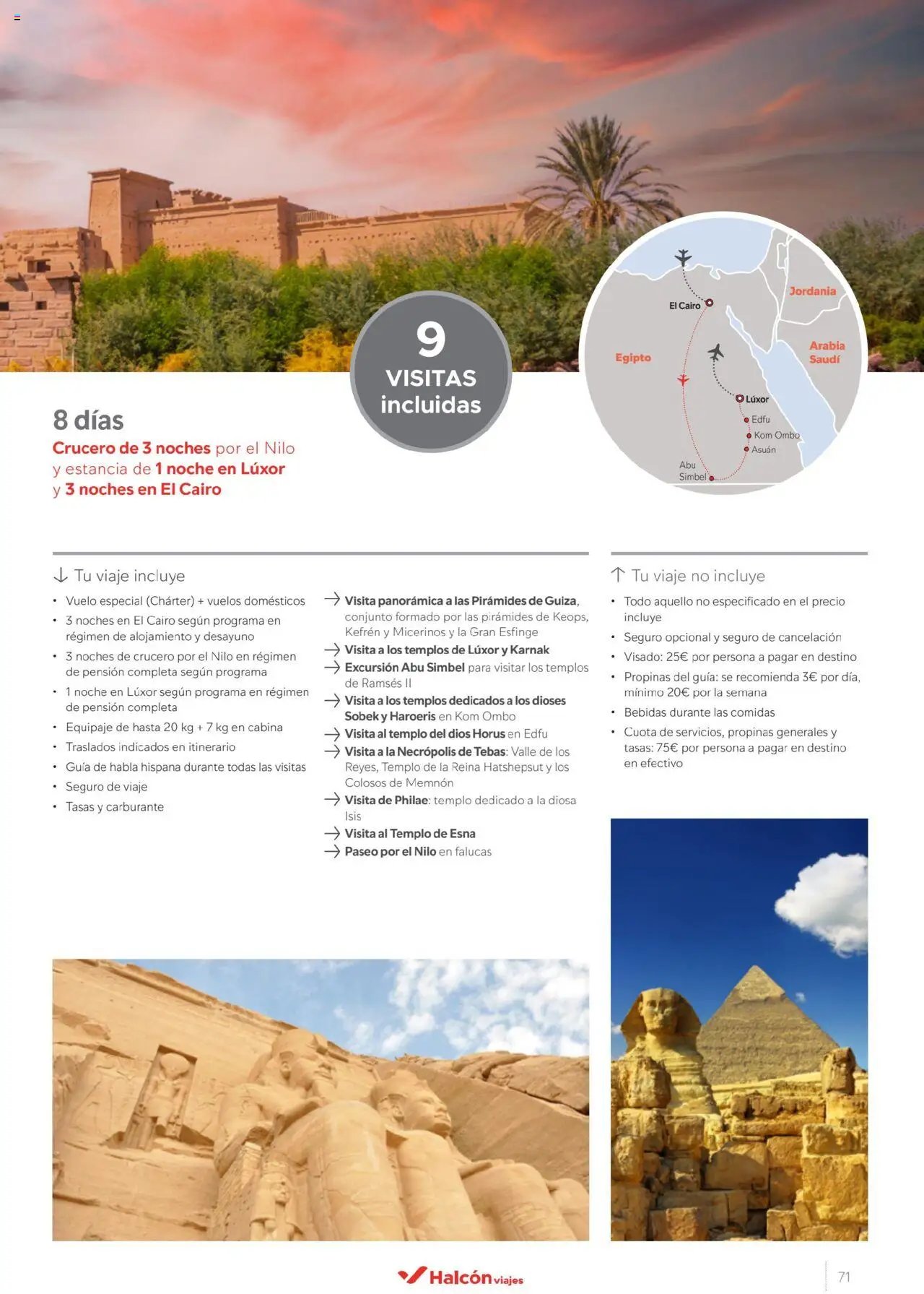 Halcón Viajes Egipto