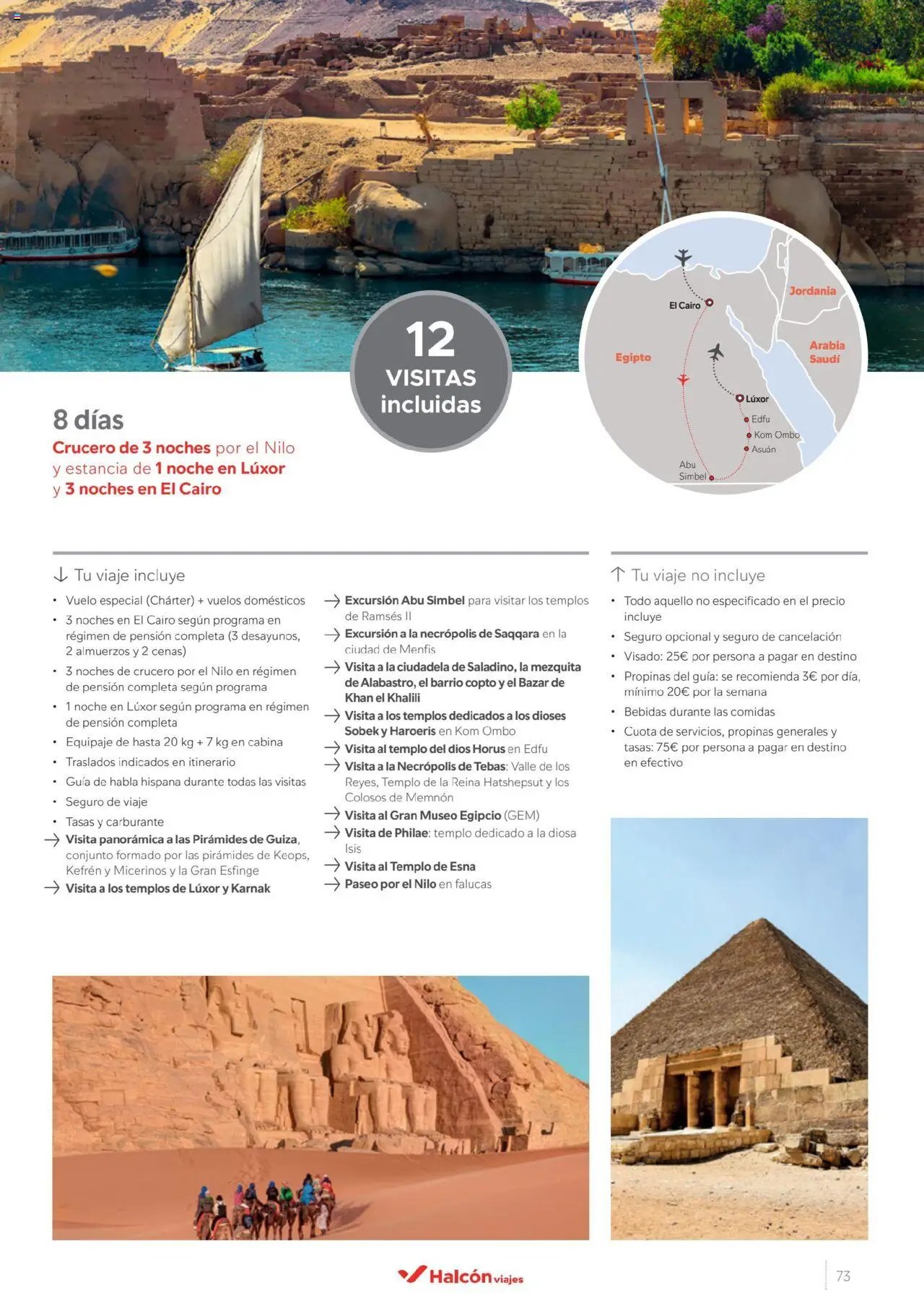Halcón Viajes Egipto
