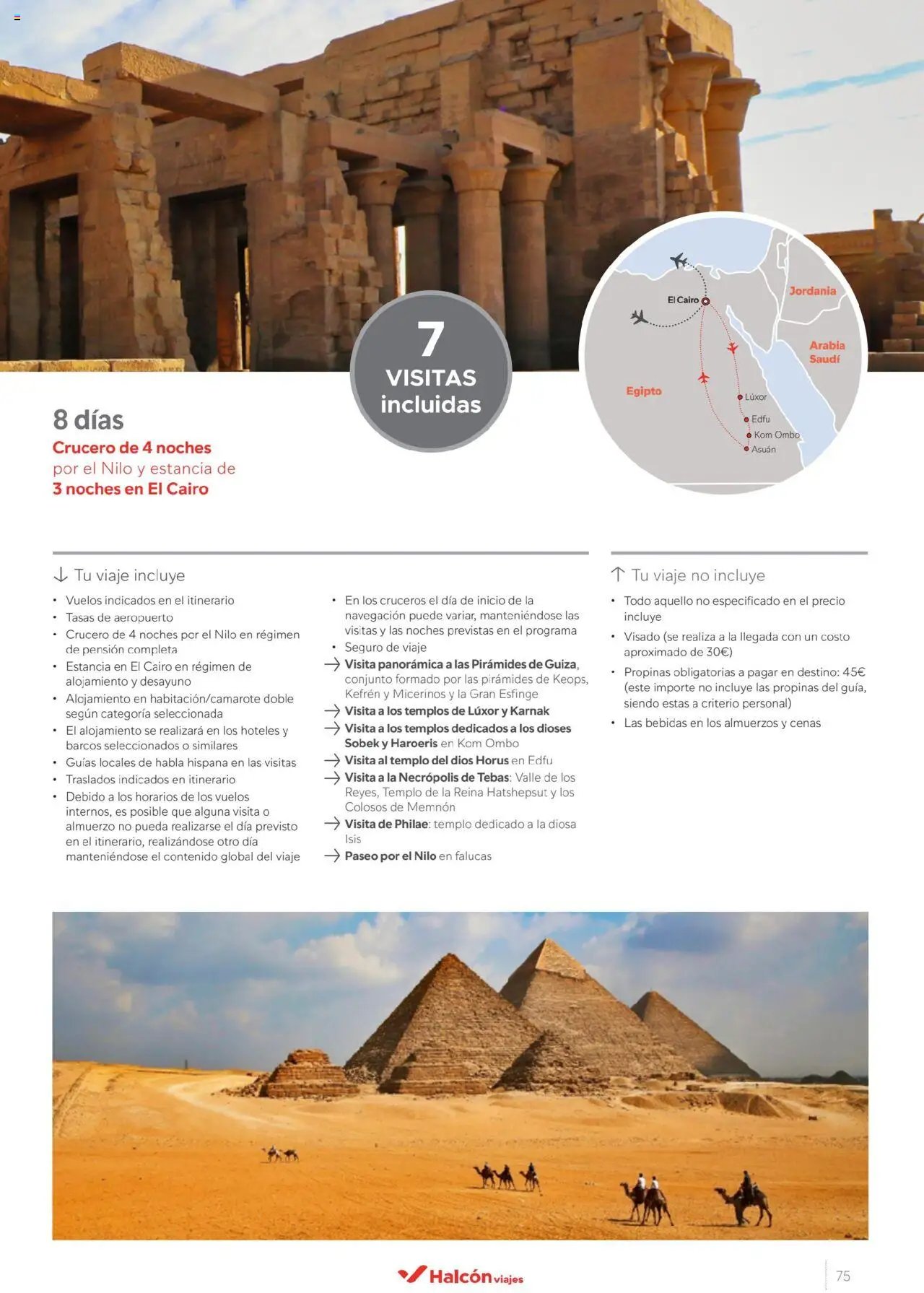 Halcón Viajes Egipto