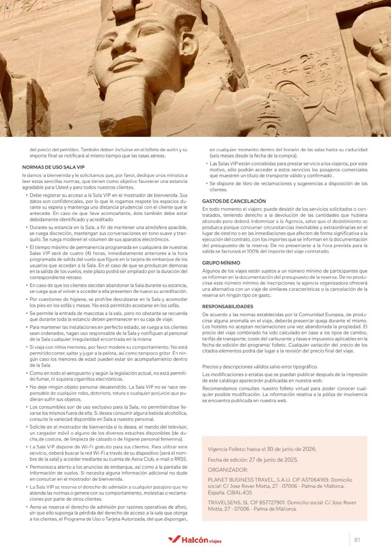 Halcón Viajes Egipto