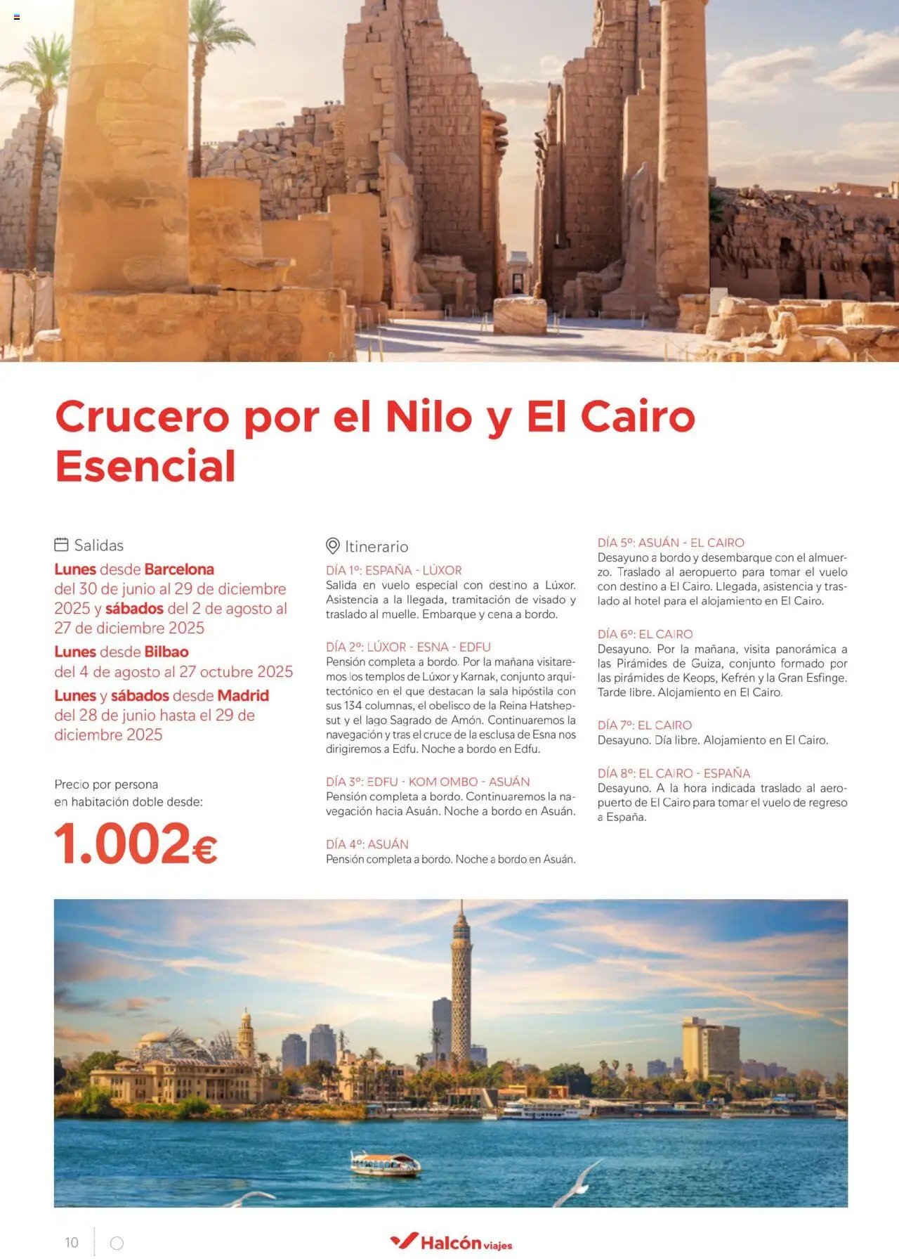Halcón Viajes Egipto