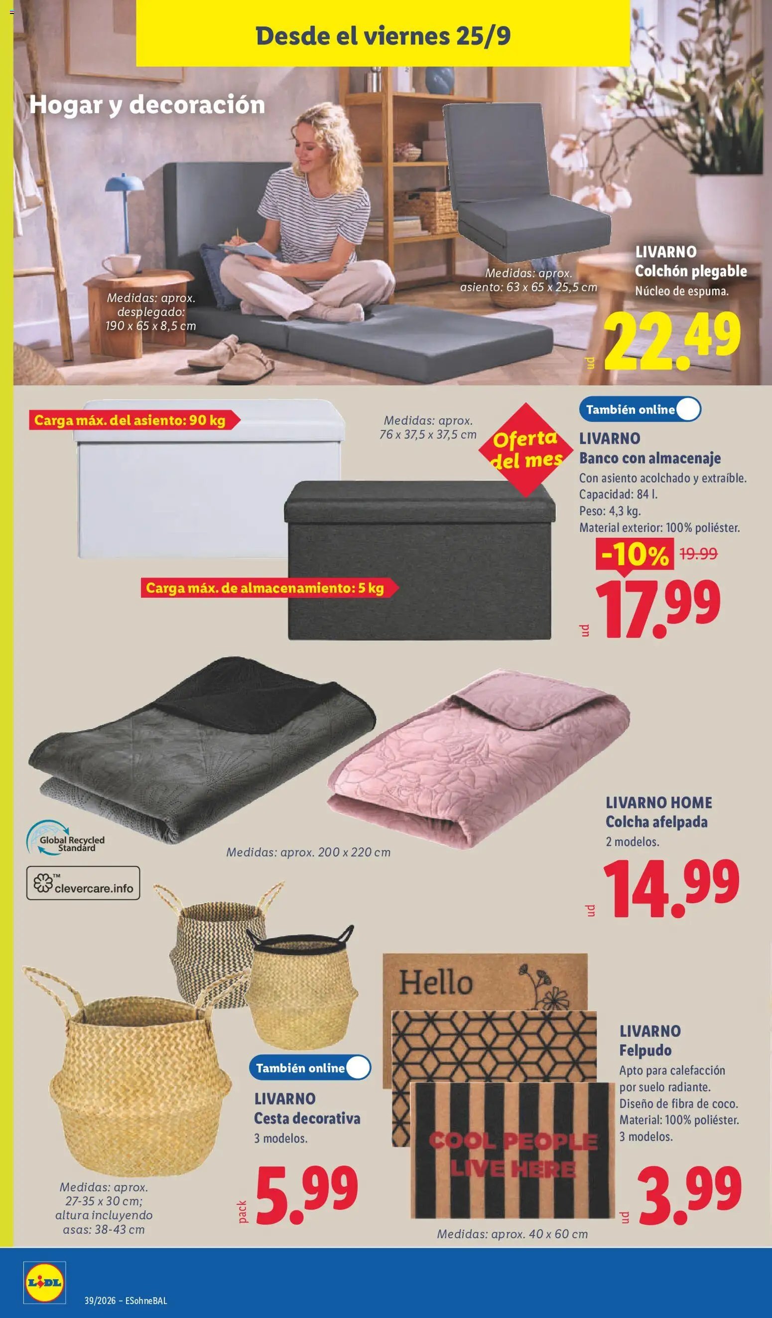 Lidl folleto de bazar