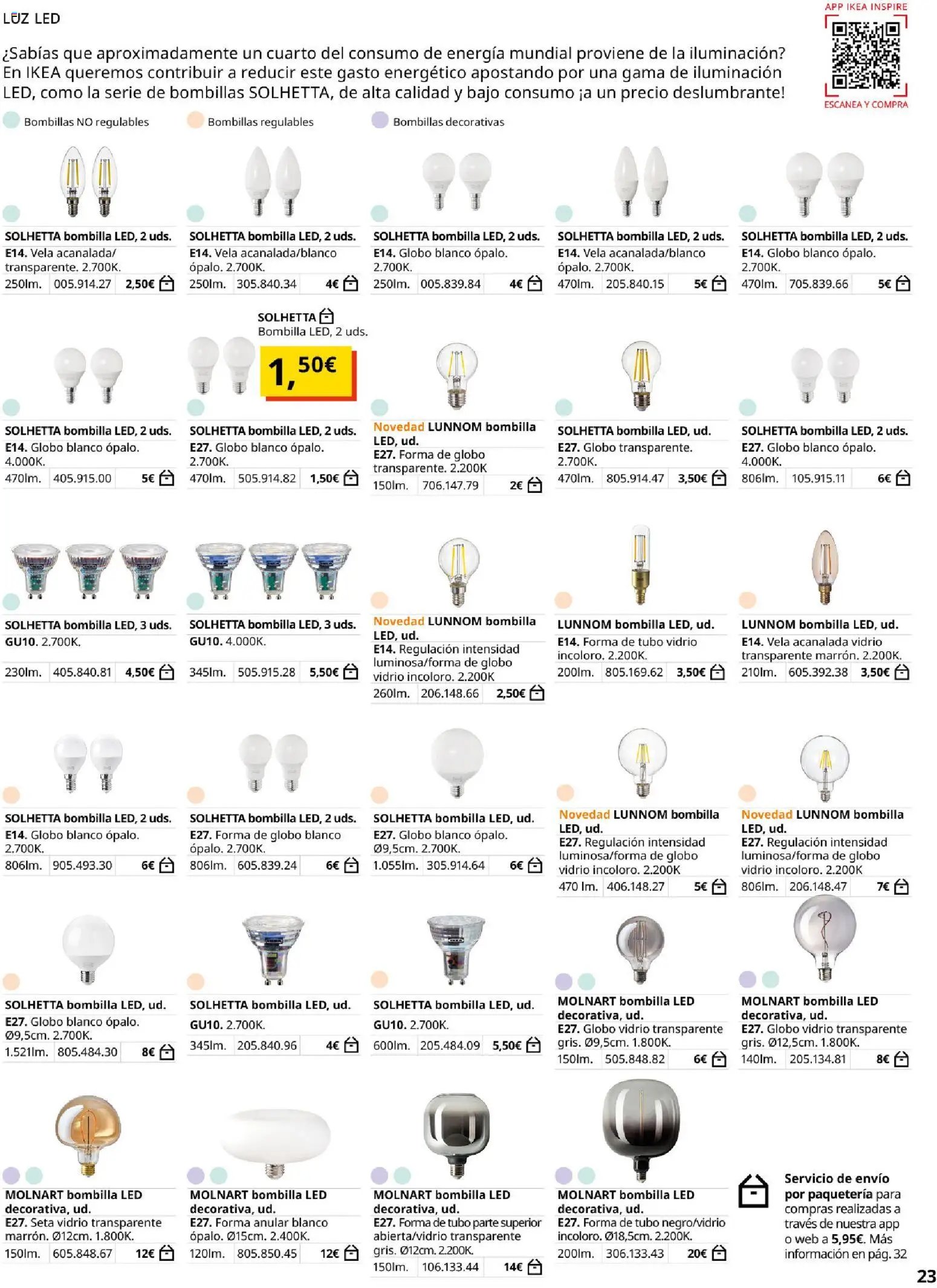 Catálogo IKEA Iluminación y hogar inteligente
