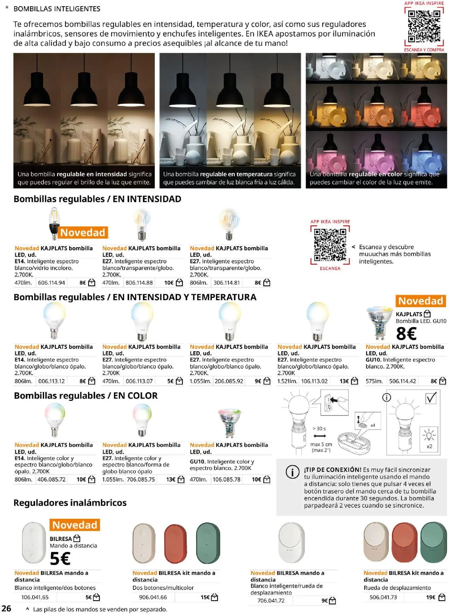 Catálogo IKEA Iluminación y hogar inteligente
