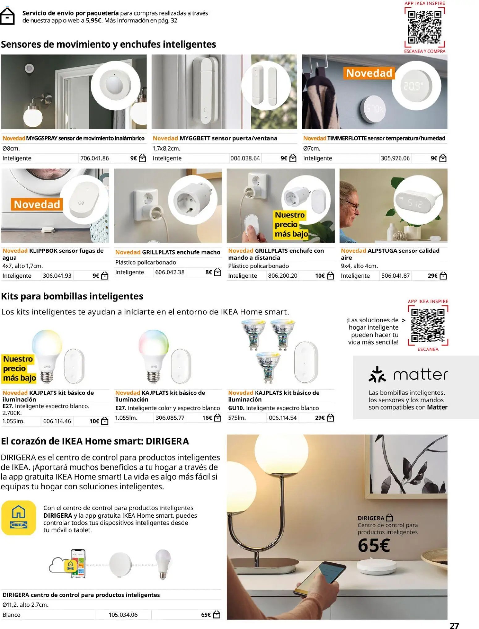 Catálogo IKEA Iluminación y hogar inteligente