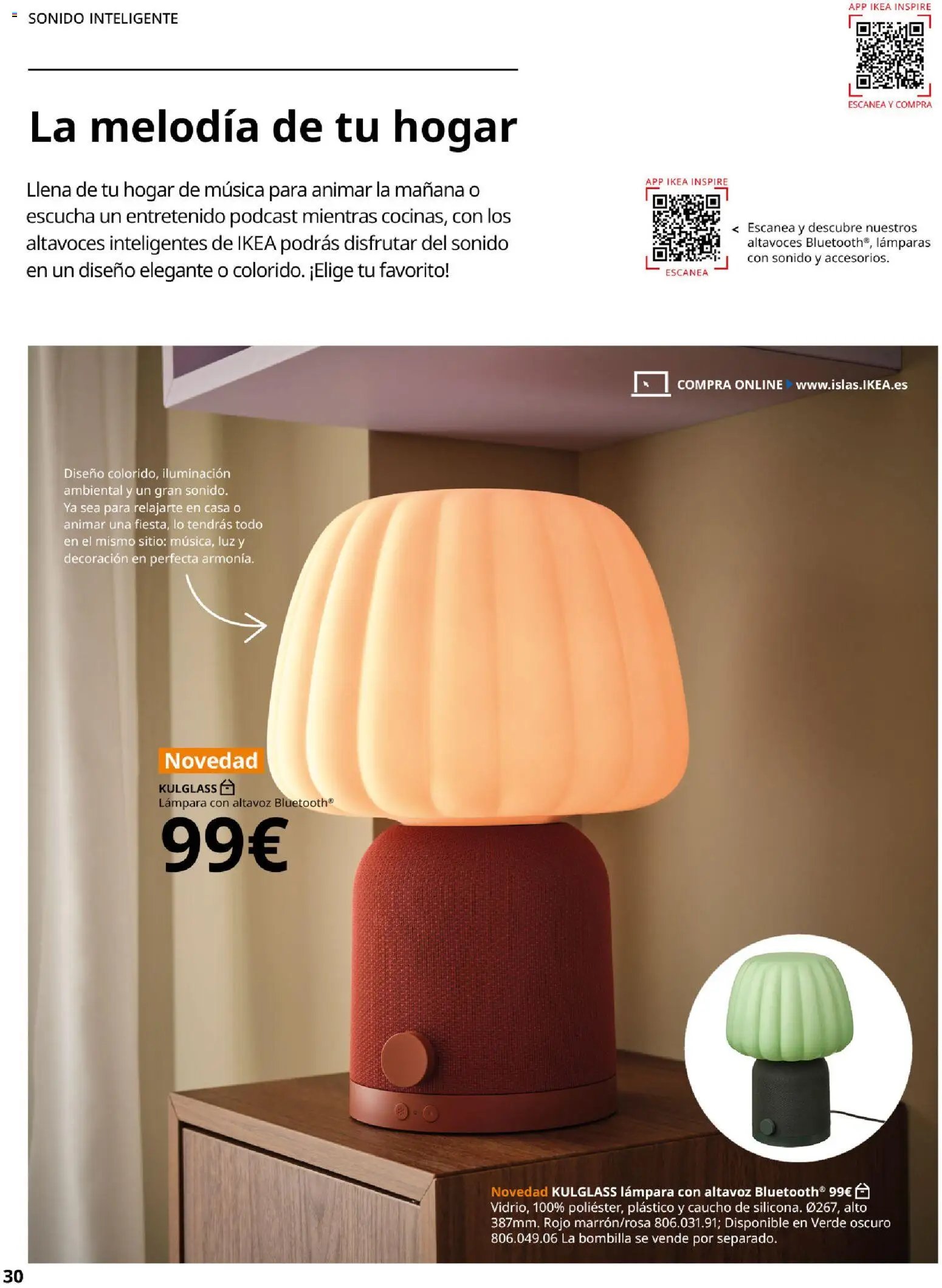 Catálogo IKEA Iluminación y hogar inteligente