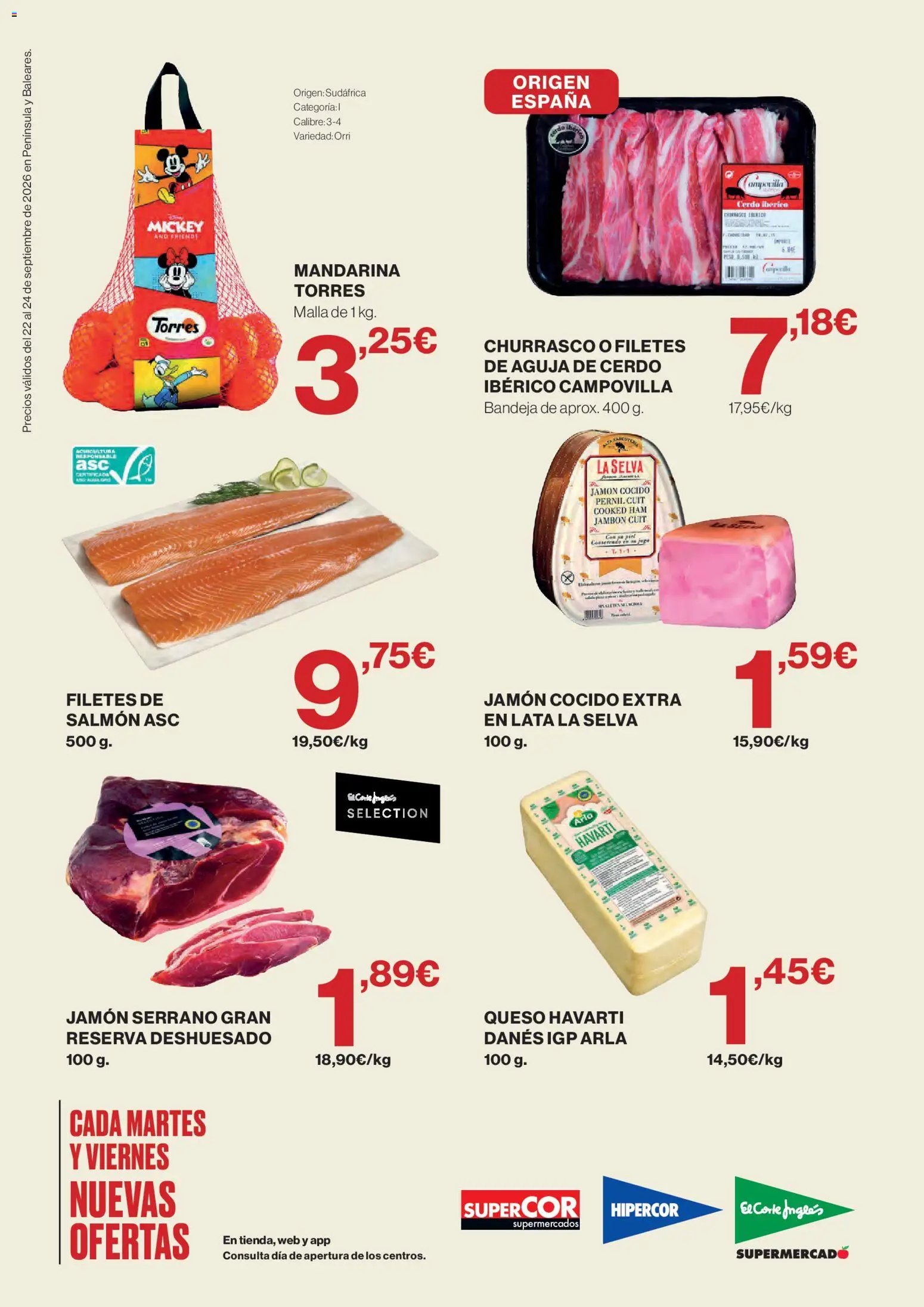 Hipercor Solo 3 días