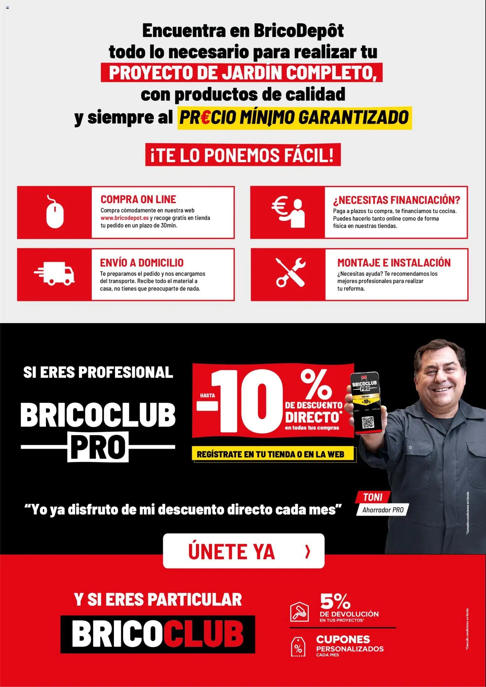 Brico Depôt folleto Jardín 2026