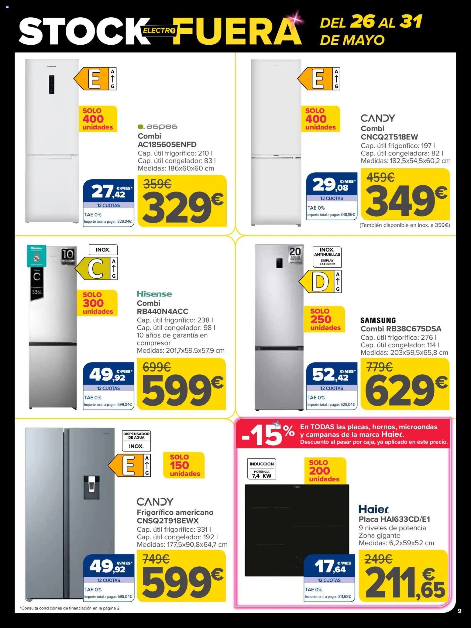 Carrefour Stock Fuera Electro