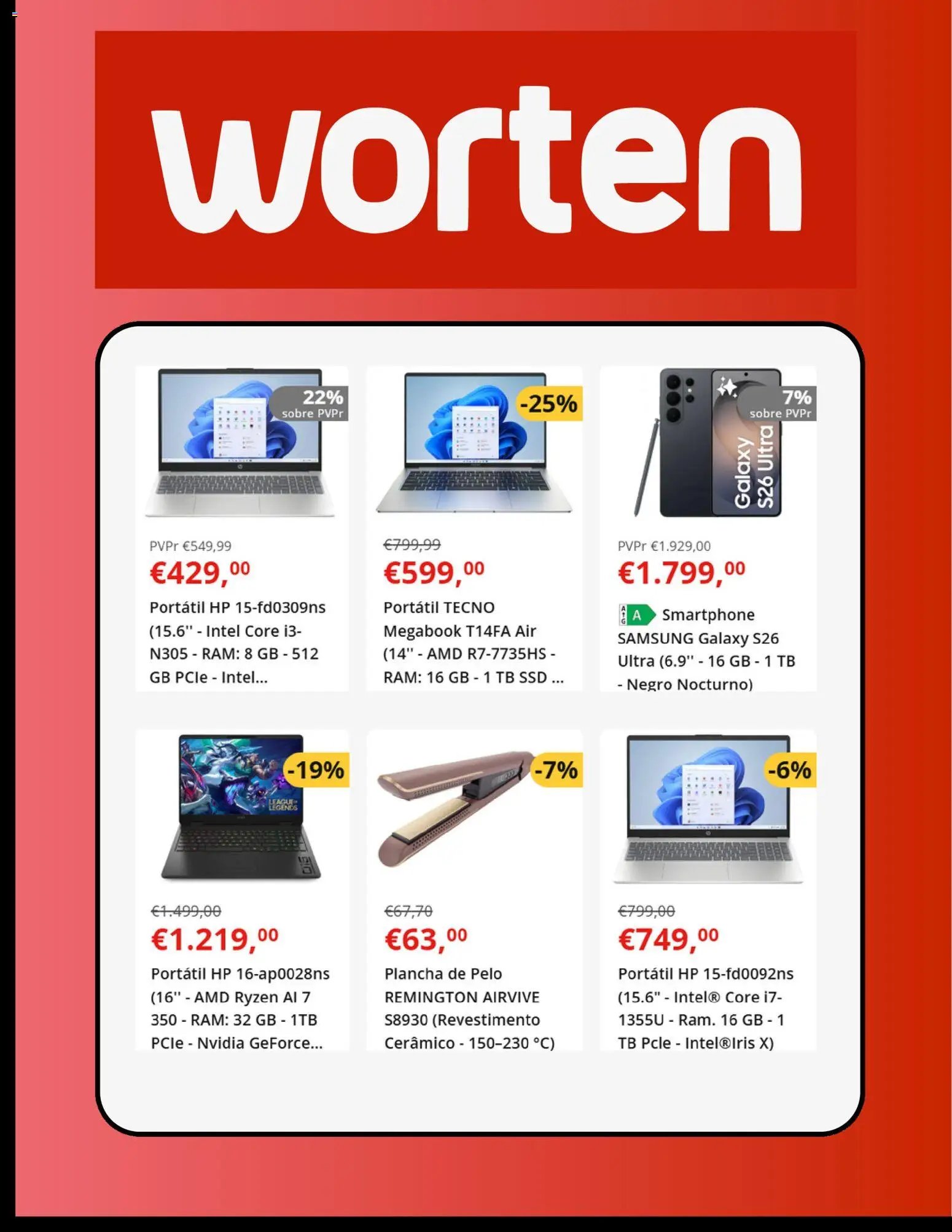Worten folleto